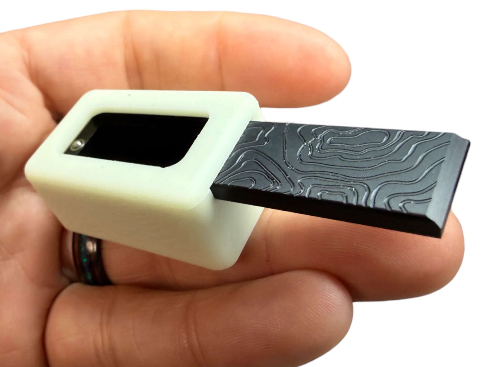 Tiny Delrin Pocket Box - ( Gen 3 ) Topo + Glow Shell! - Image 3