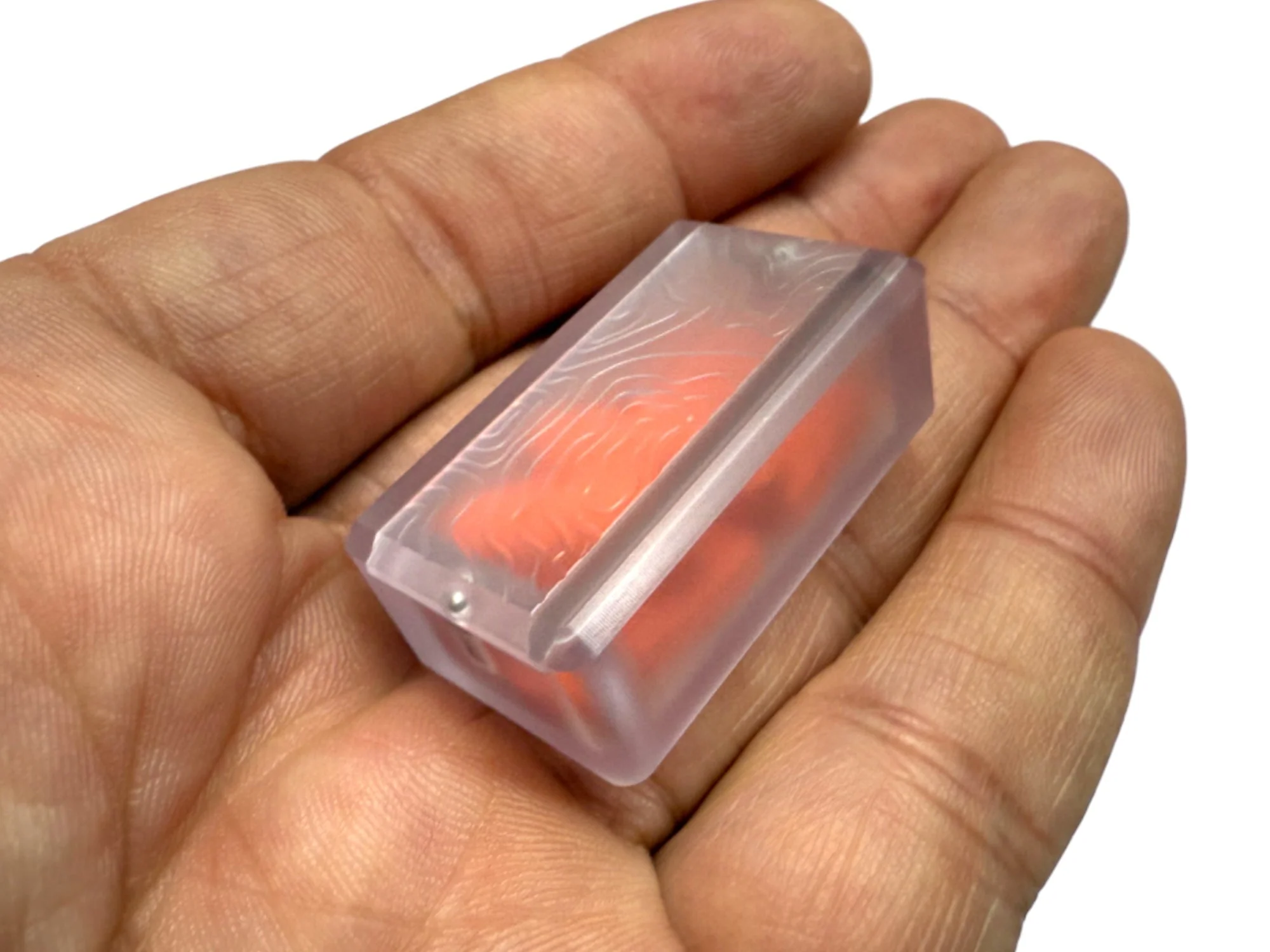 Tiny Polycarbonate Pocket Box - Gen 3 Topo + Glow Silicone Holder - Image 4