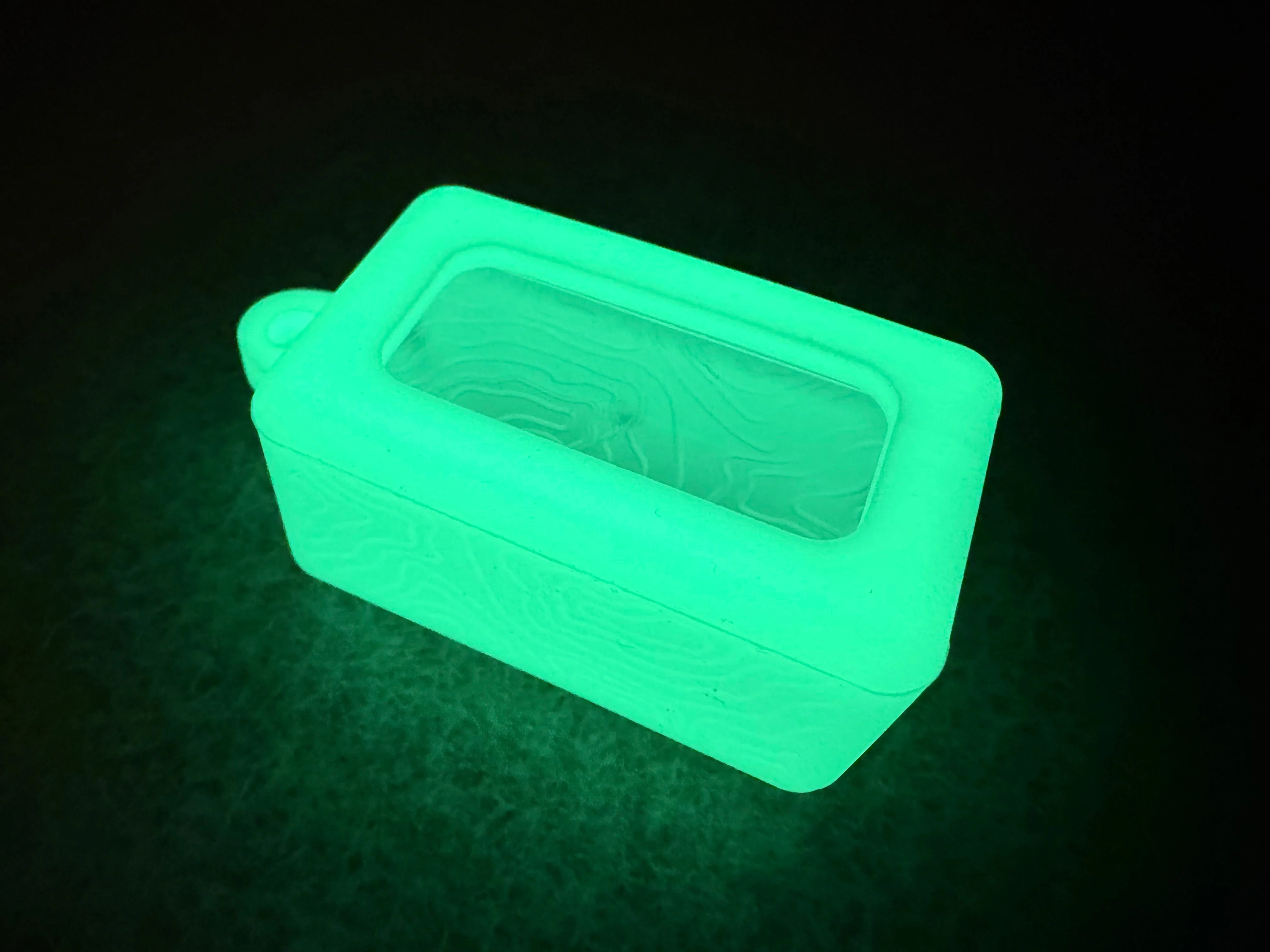 Tiny Polycarbonate Pocket Box - Gen 3 Topo + Glow Silicone Holder - Image 6