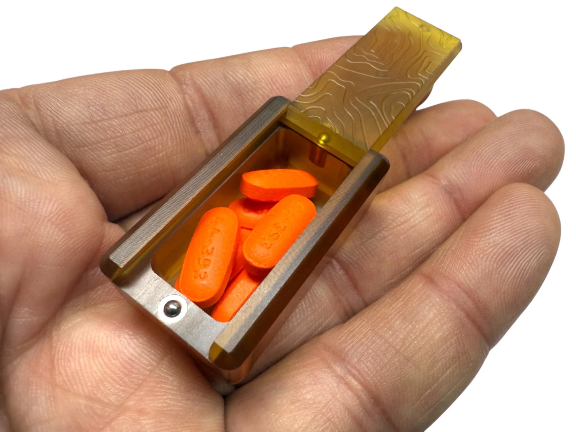 Tiny Ultem Pocket Box - Gen 3 Topo + Glow Silicone Holder - Image 3