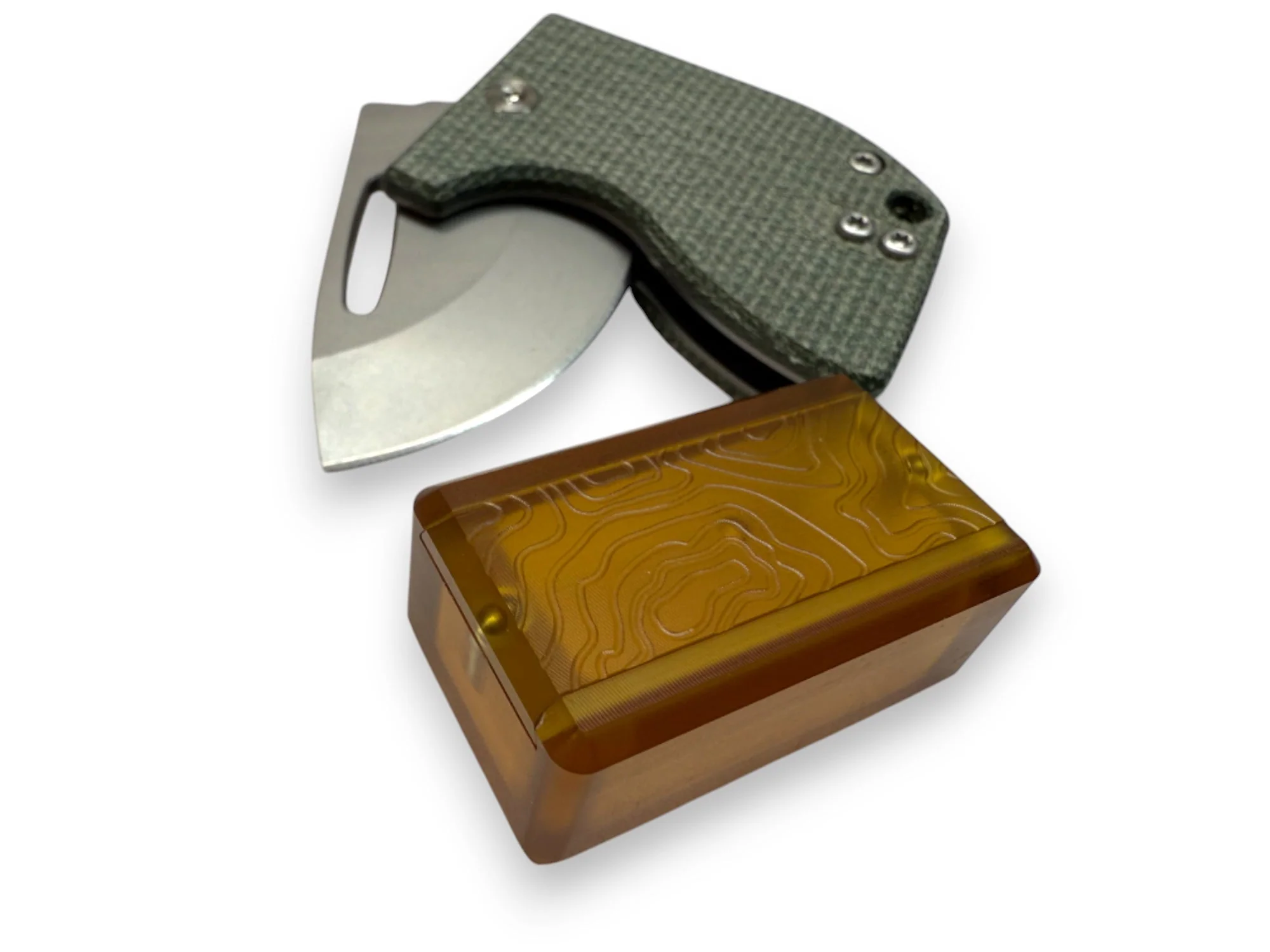 Tiny Ultem Pocket Box - Gen 3 Topo + Glow Silicone Holder - Image 4