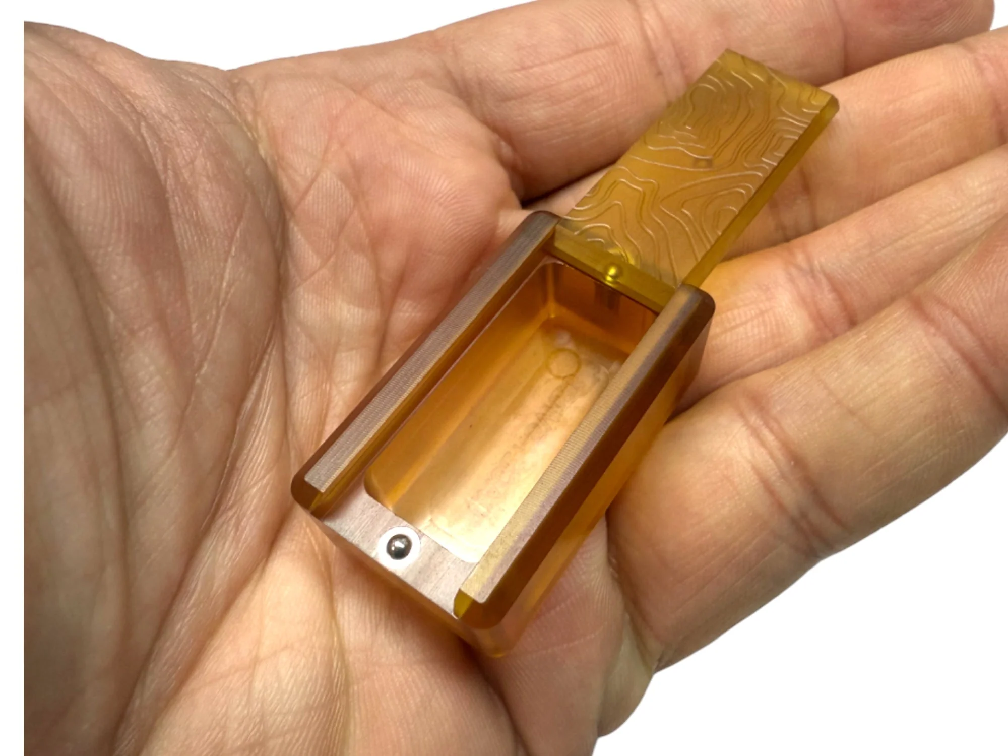 Tiny Ultem Pocket Box - Gen 3 Topo + Glow Silicone Holder - Image 7