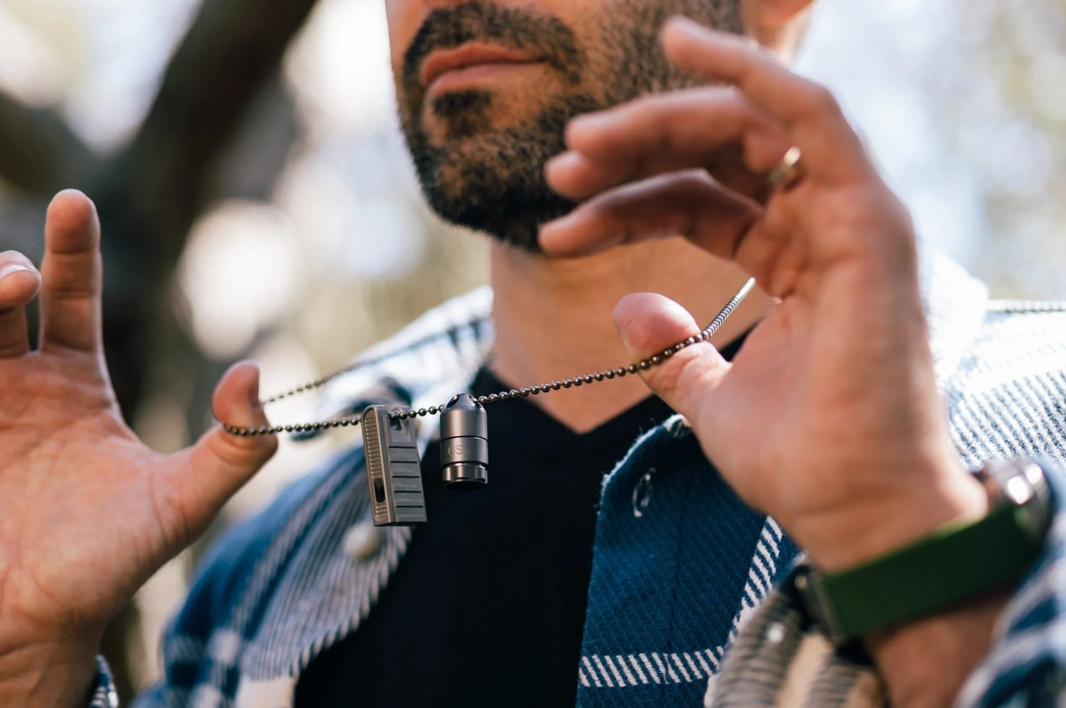 Titanium Ball Chain Kit + 5 Clasps ( Gen 2 ) - Image 3