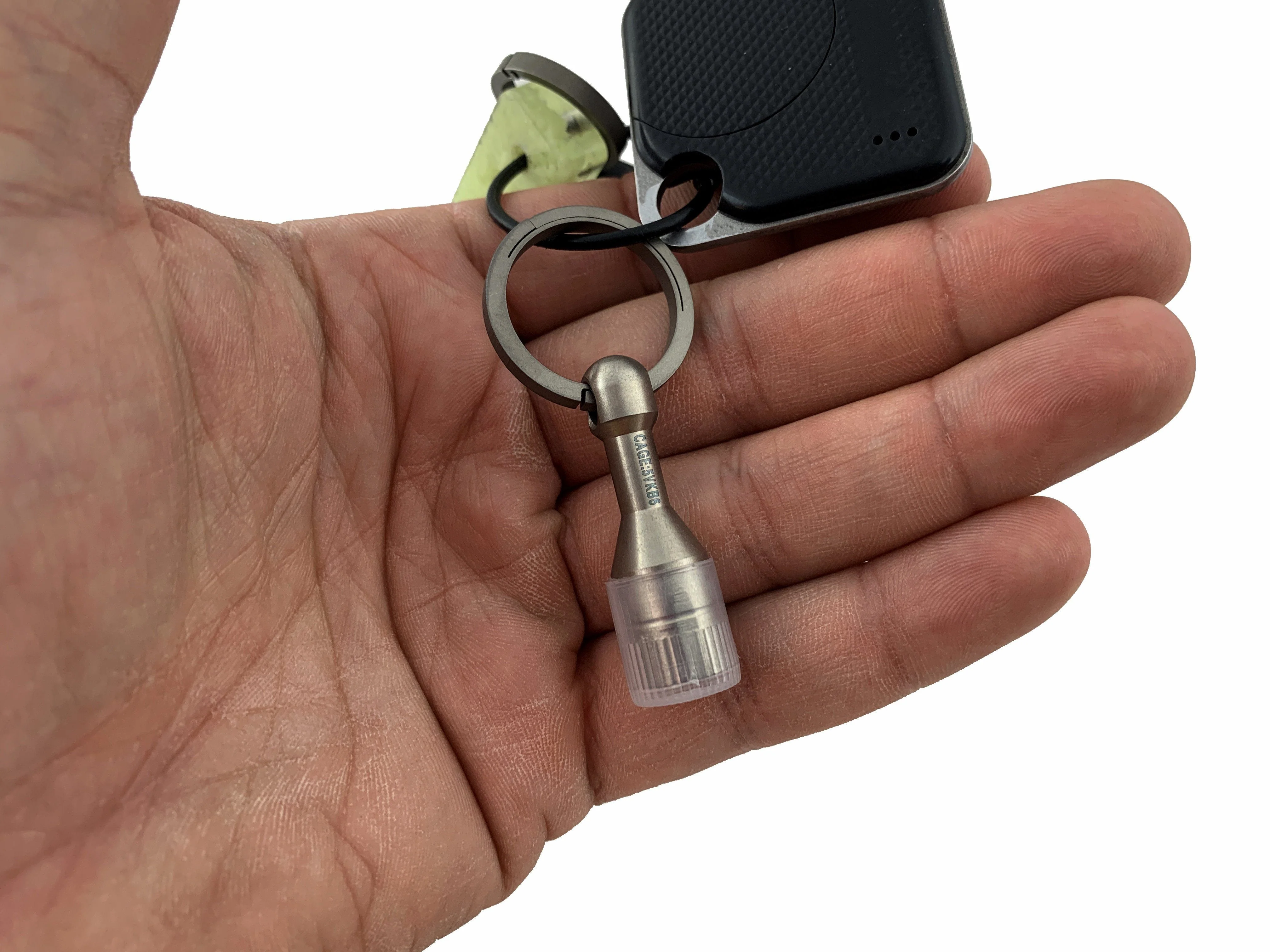 Titanium Magnetic Ferrous Tester + Living Spring Key Ring - Image 4