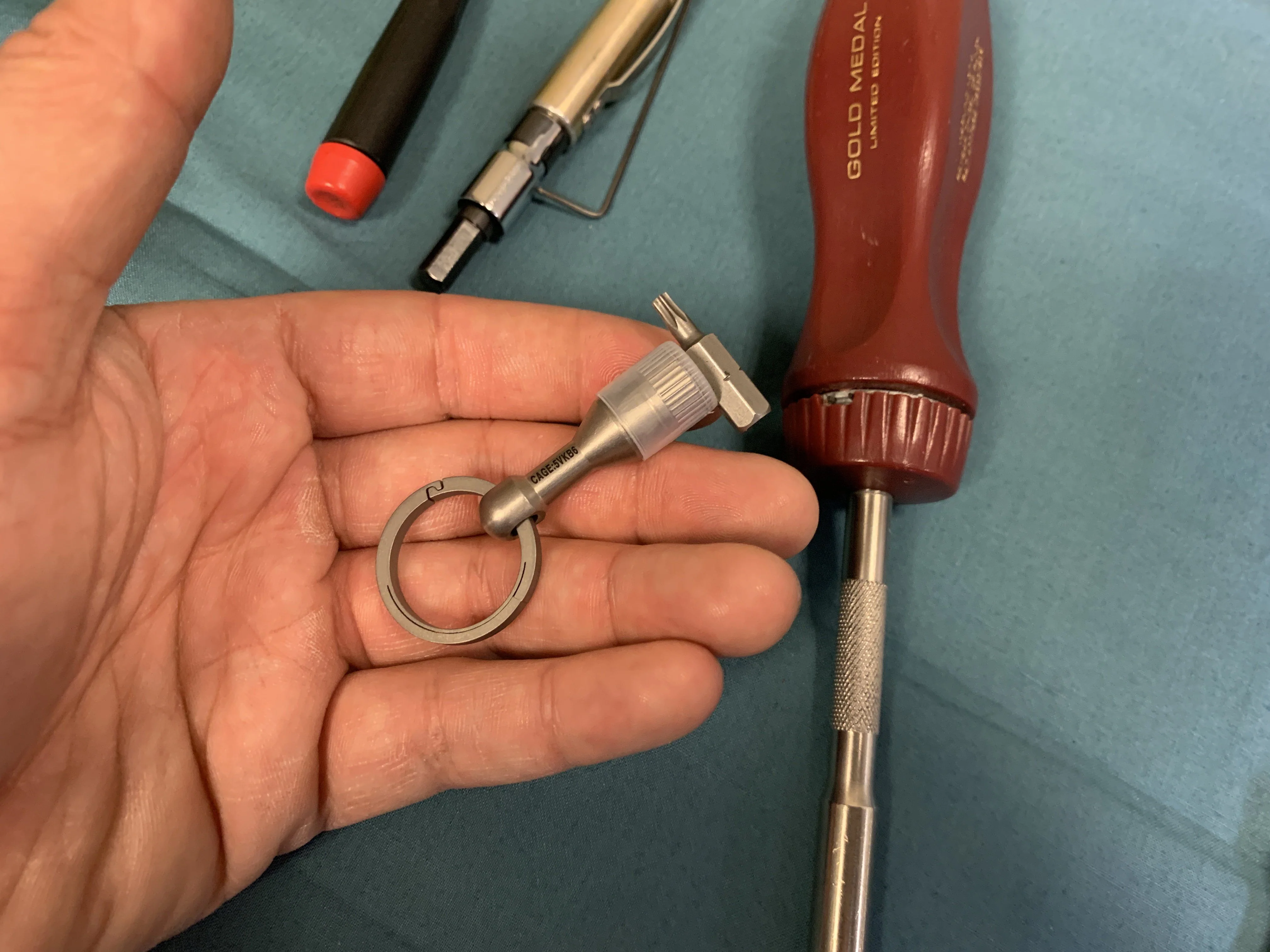 Titanium Magnetic Ferrous Tester + Living Spring Key Ring - Image 5