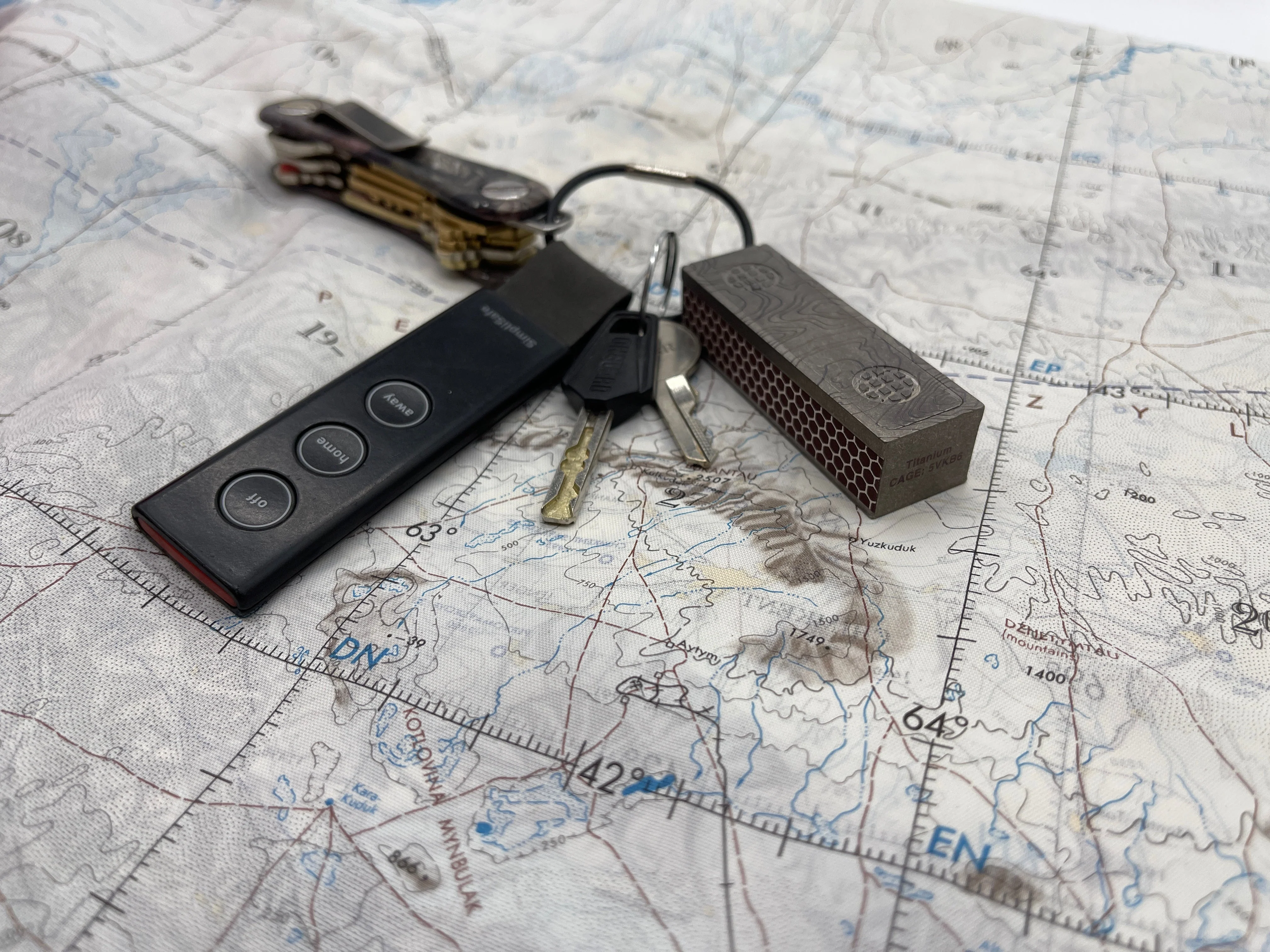 Titanium Match Slide Box With Loop - Image 12