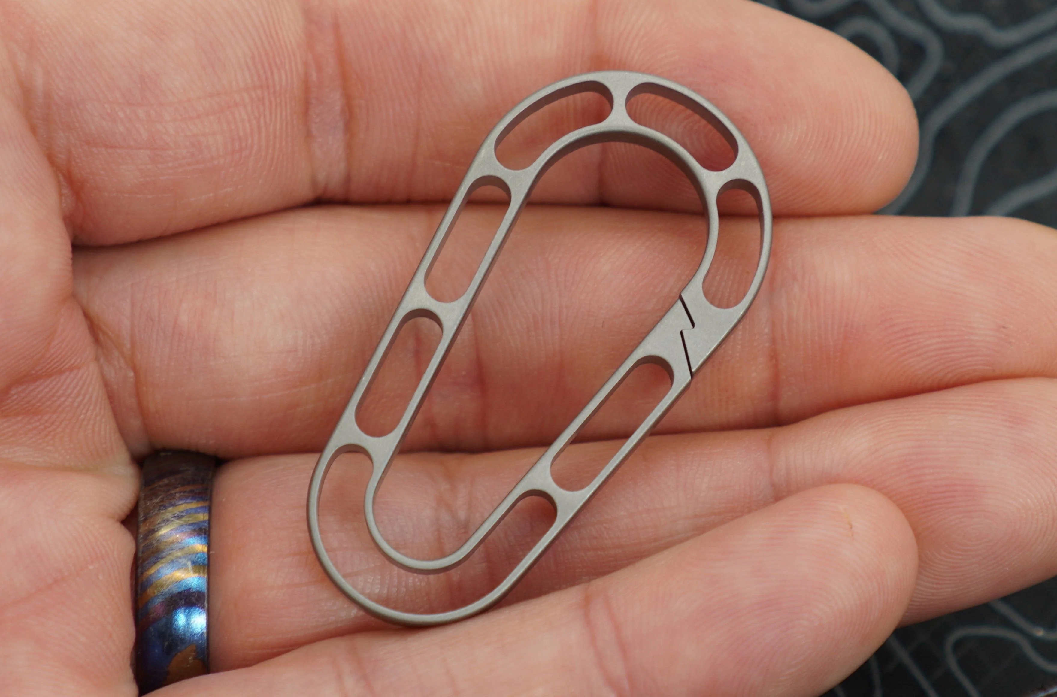 Titanium Skeleton EDM Carabiner - Image 2
