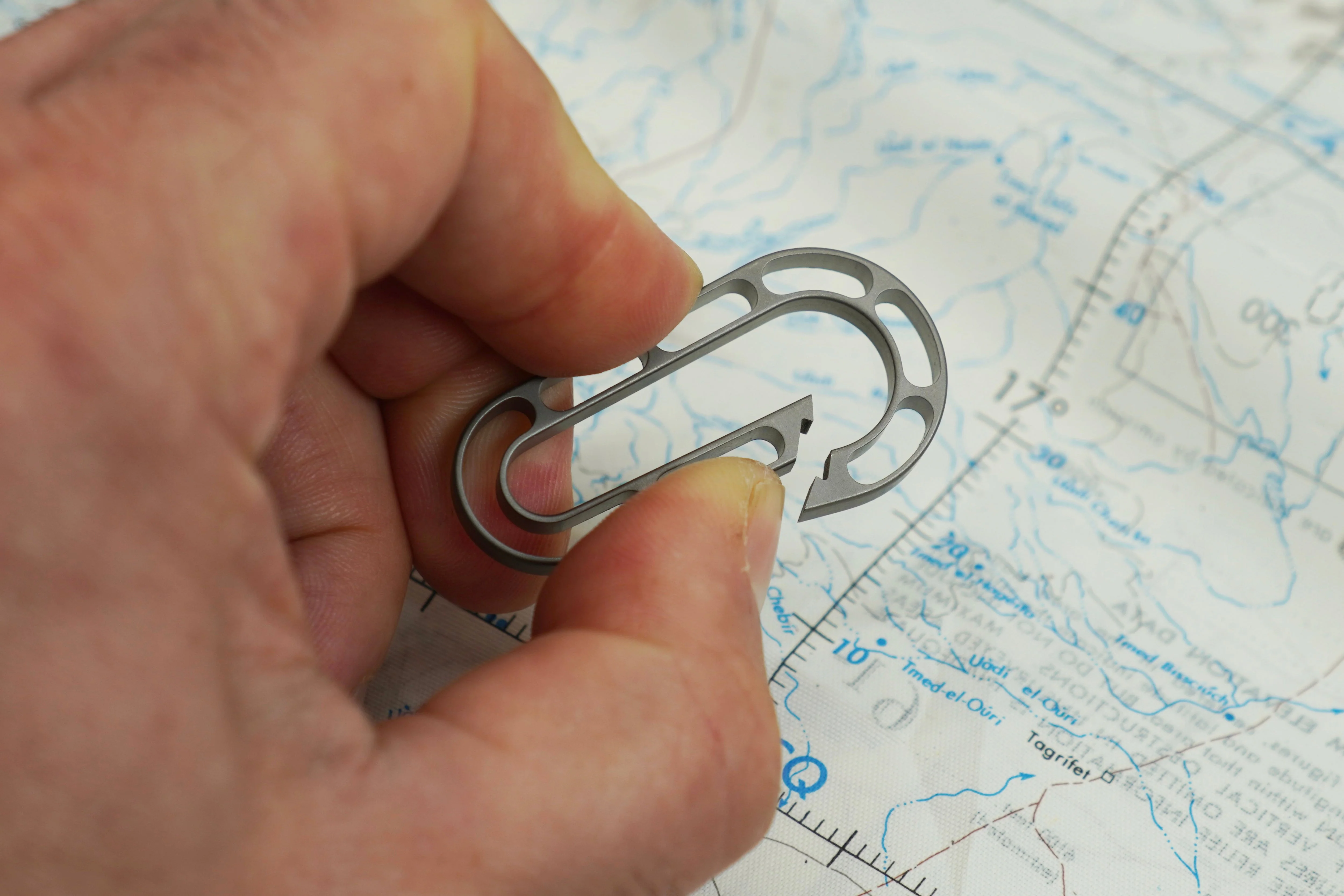Titanium Skeleton EDM Carabiner - Image 6