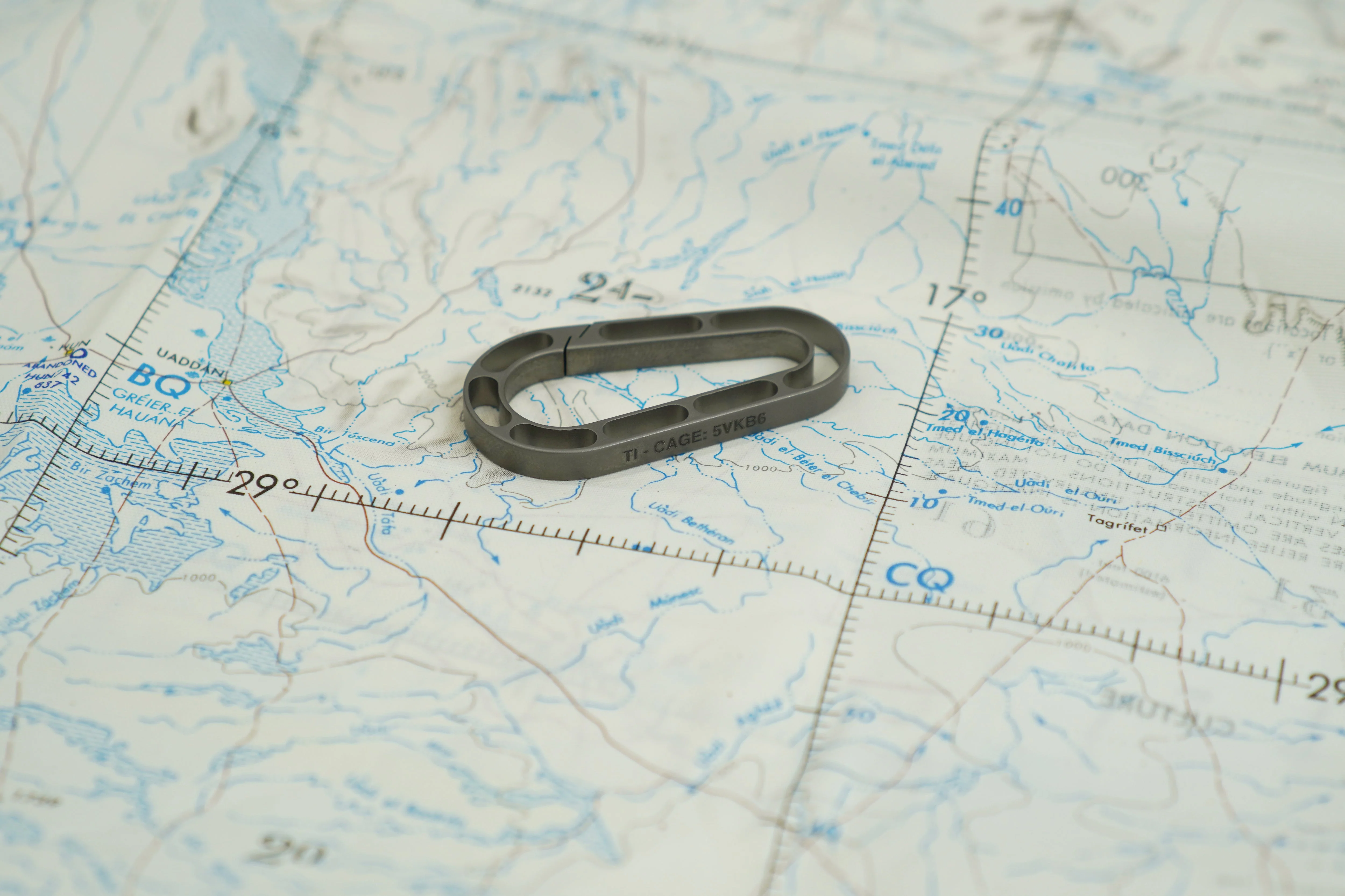 Titanium Skeleton EDM Carabiner - Image 7