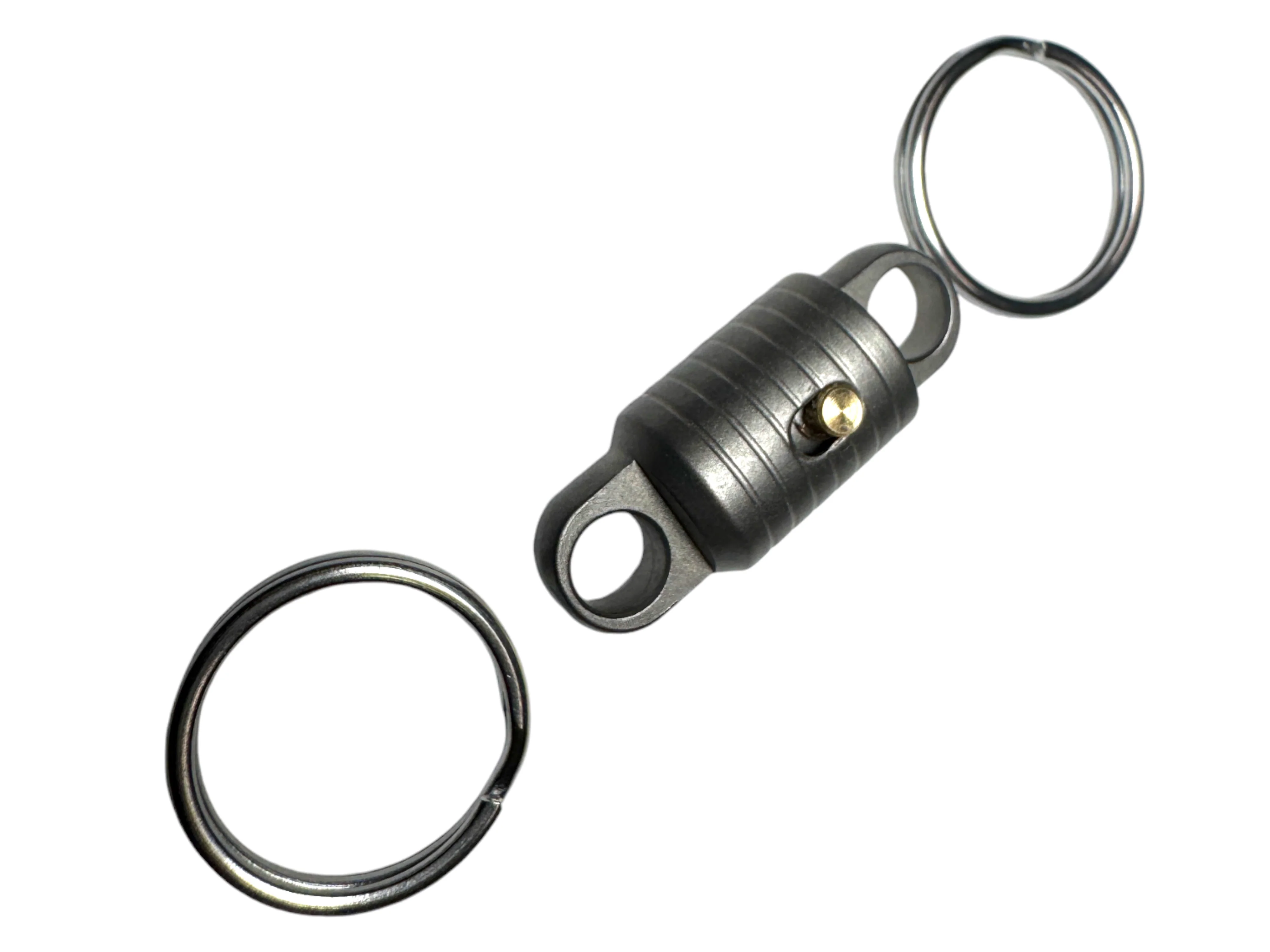 Titanium Slide-Lock Quick-Release Keychain - Image 3