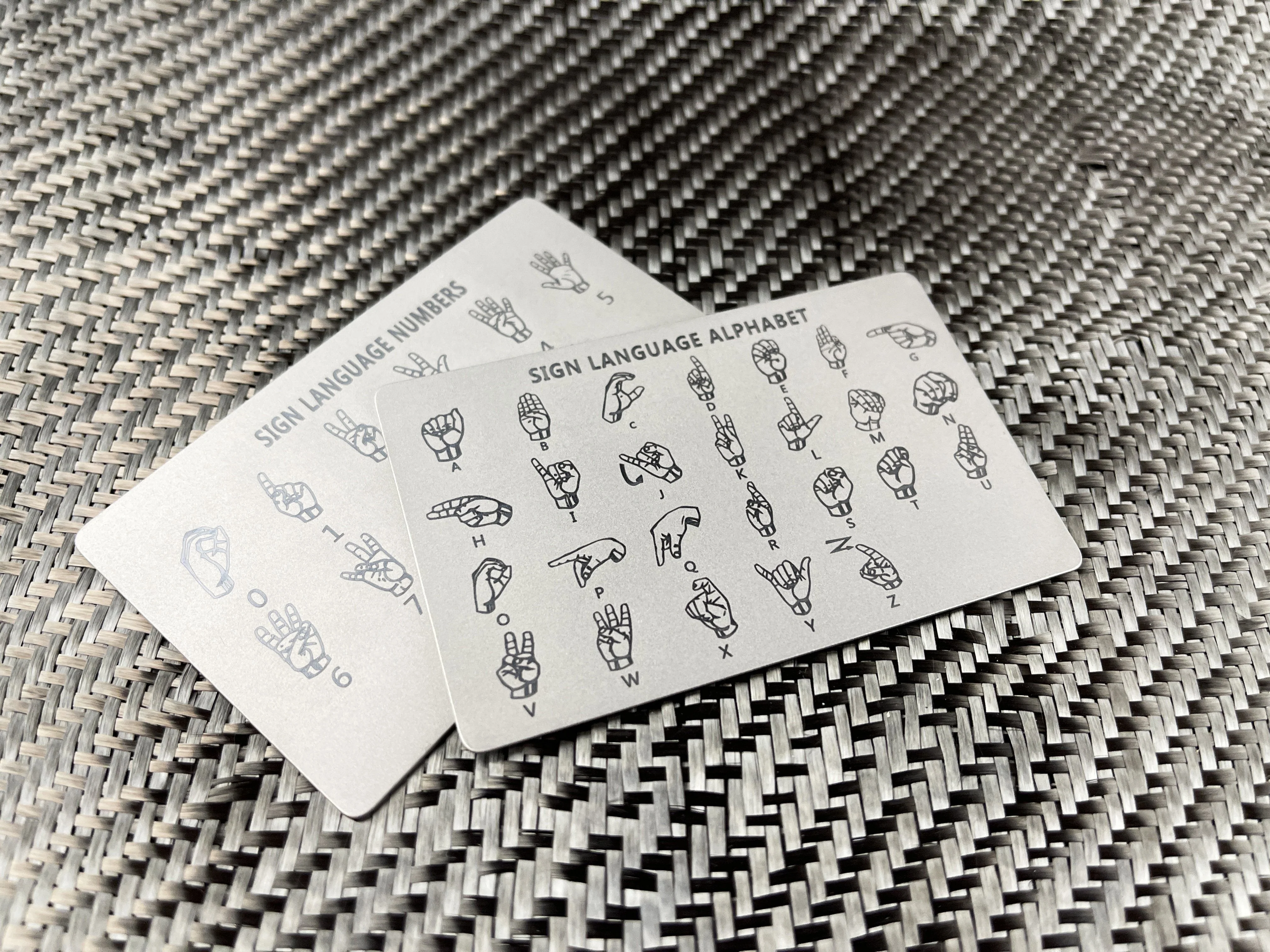 Titanium Tactical Hand Signals Cards ( Double Sided ) - Image 3