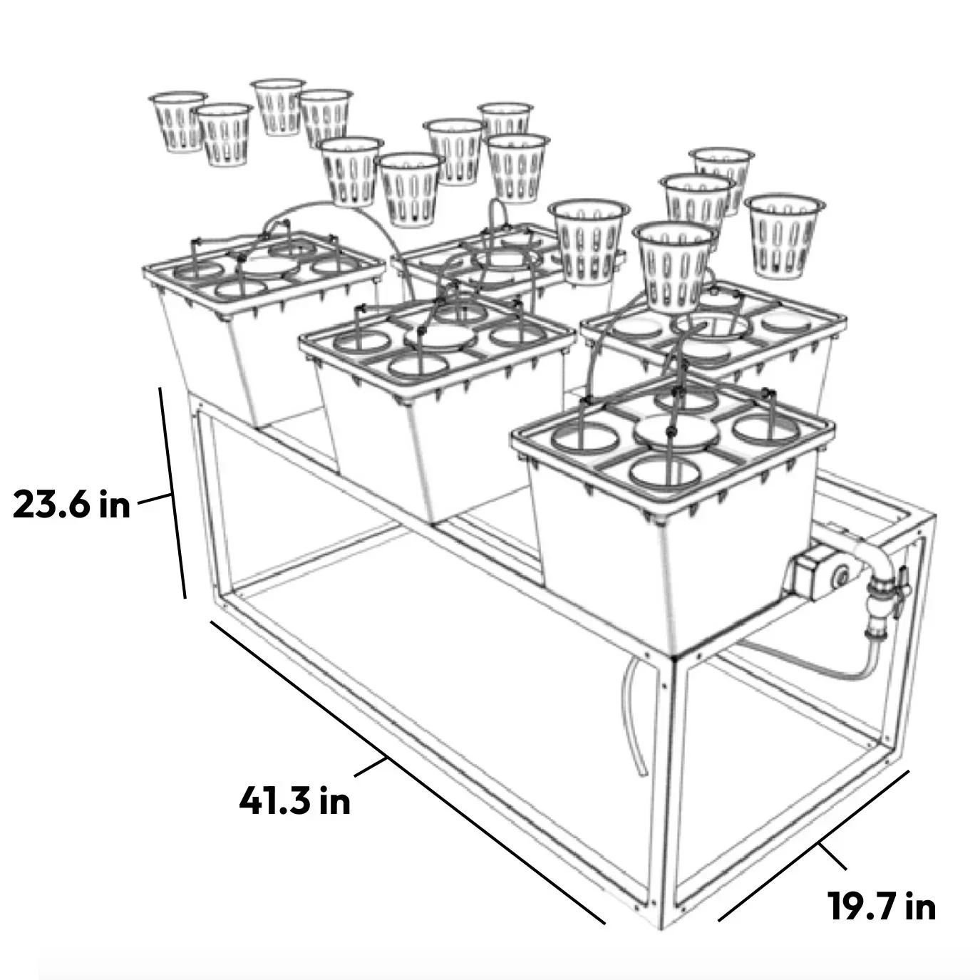Tobato 5 – Dutch Bucket Hydroponic Growing System - Image 3