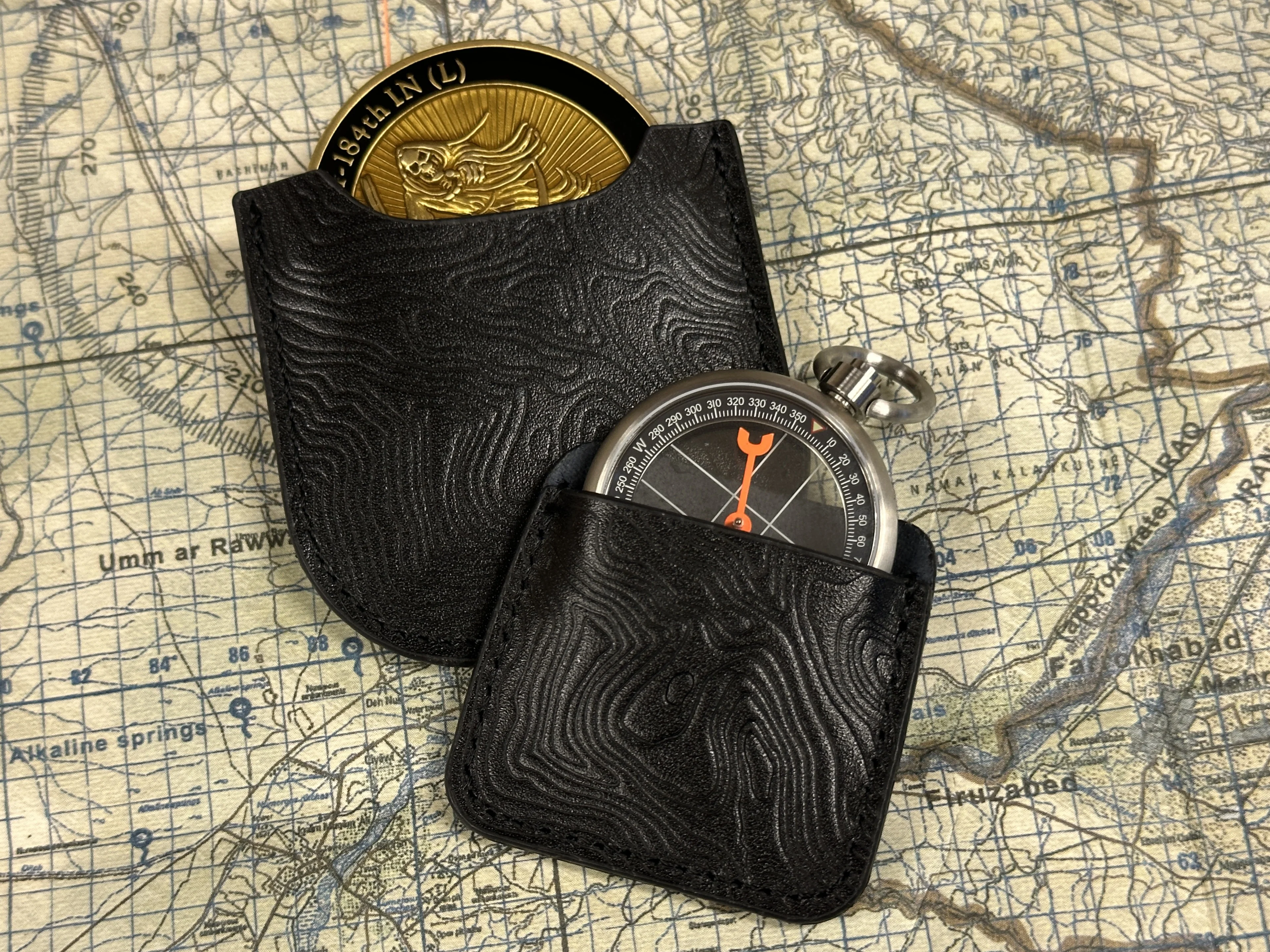 Topo Genuine Leather Trinket Carryall ( 2 sizes ) - Image 3