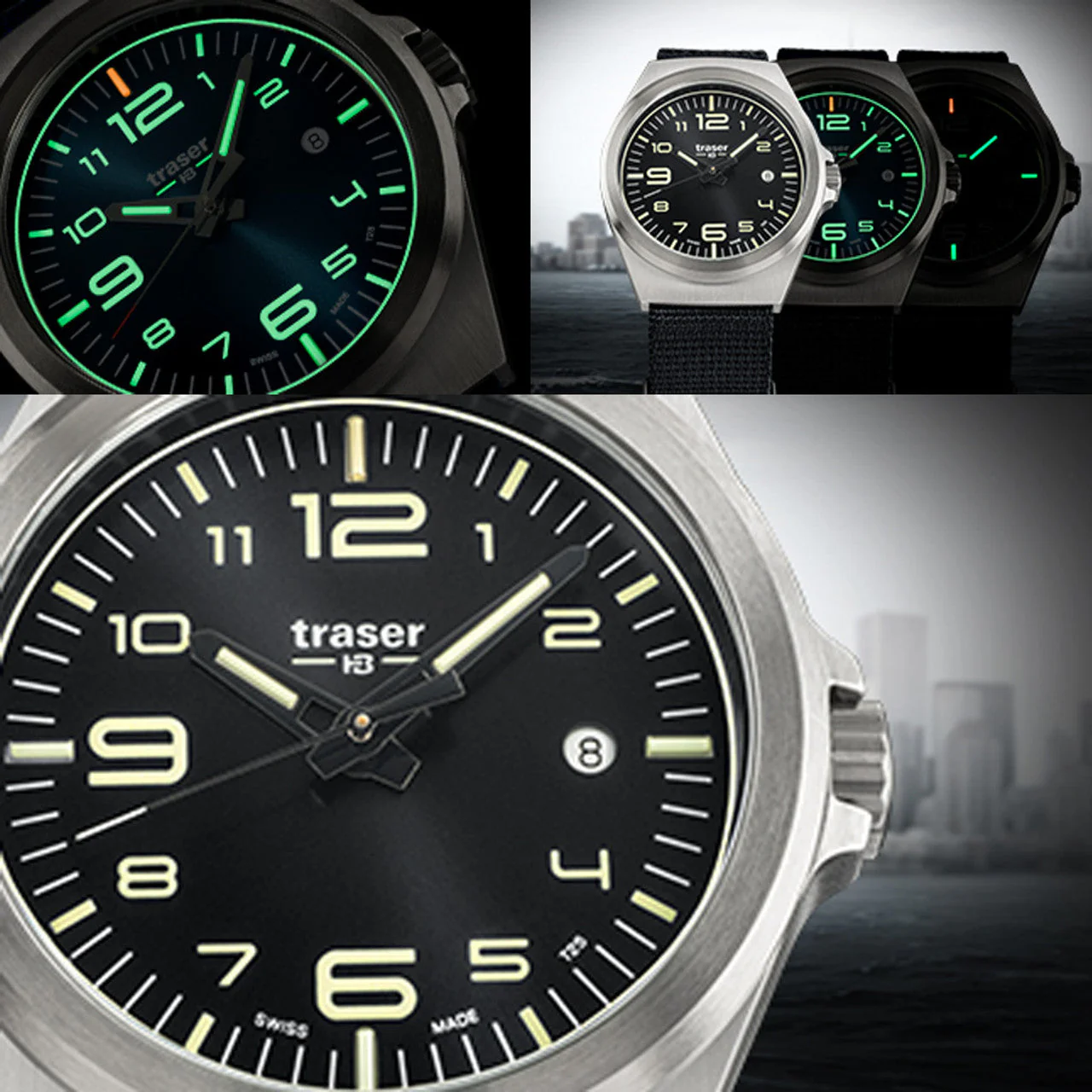 Traser P59 Essential M Black Dial Watch w/Trigalight + SuperLuminova - Image 2