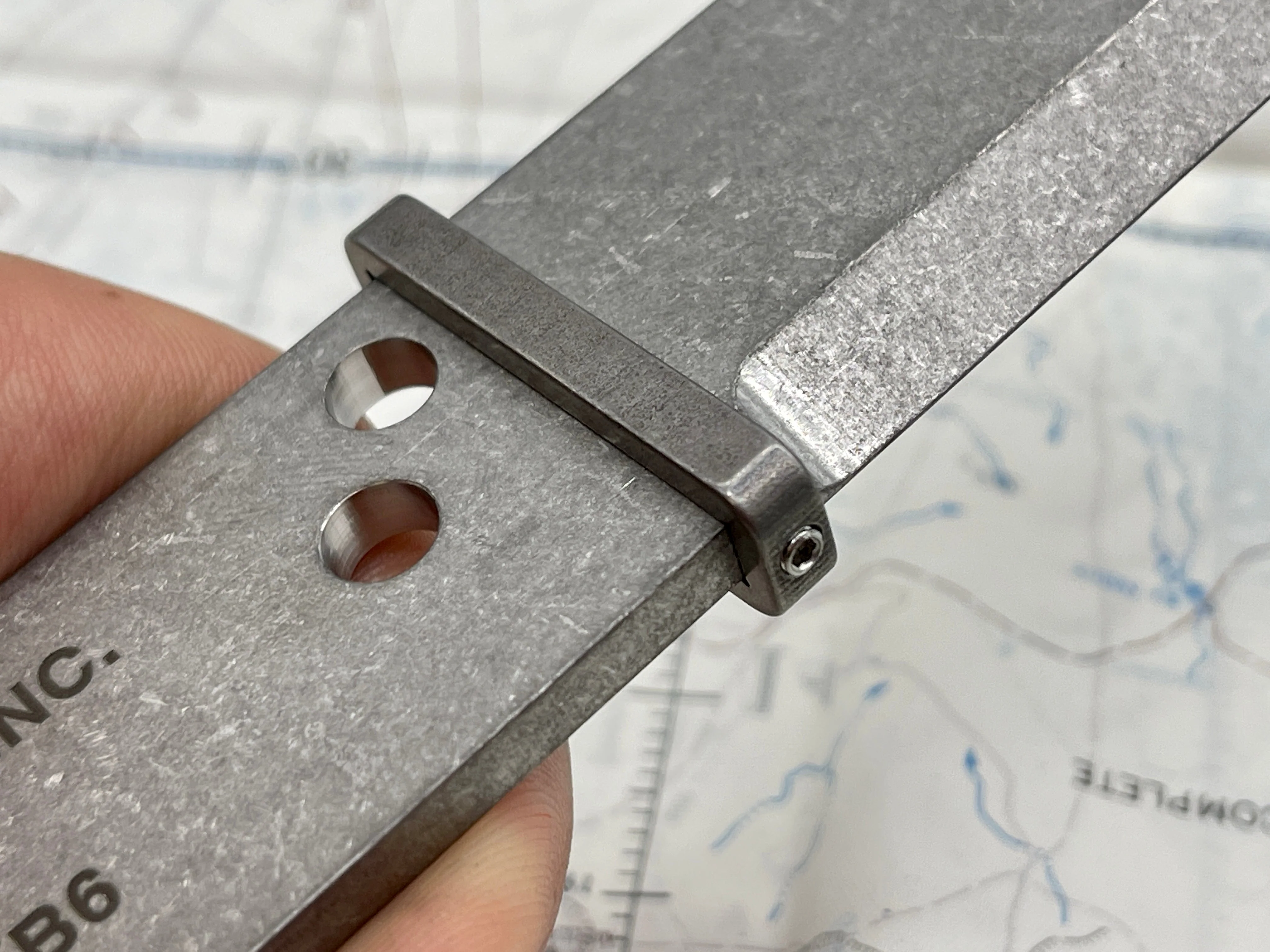 Tumbled Titanium EOD Robotics Breacher Bar ( 2 Sizes ) - Image 12
