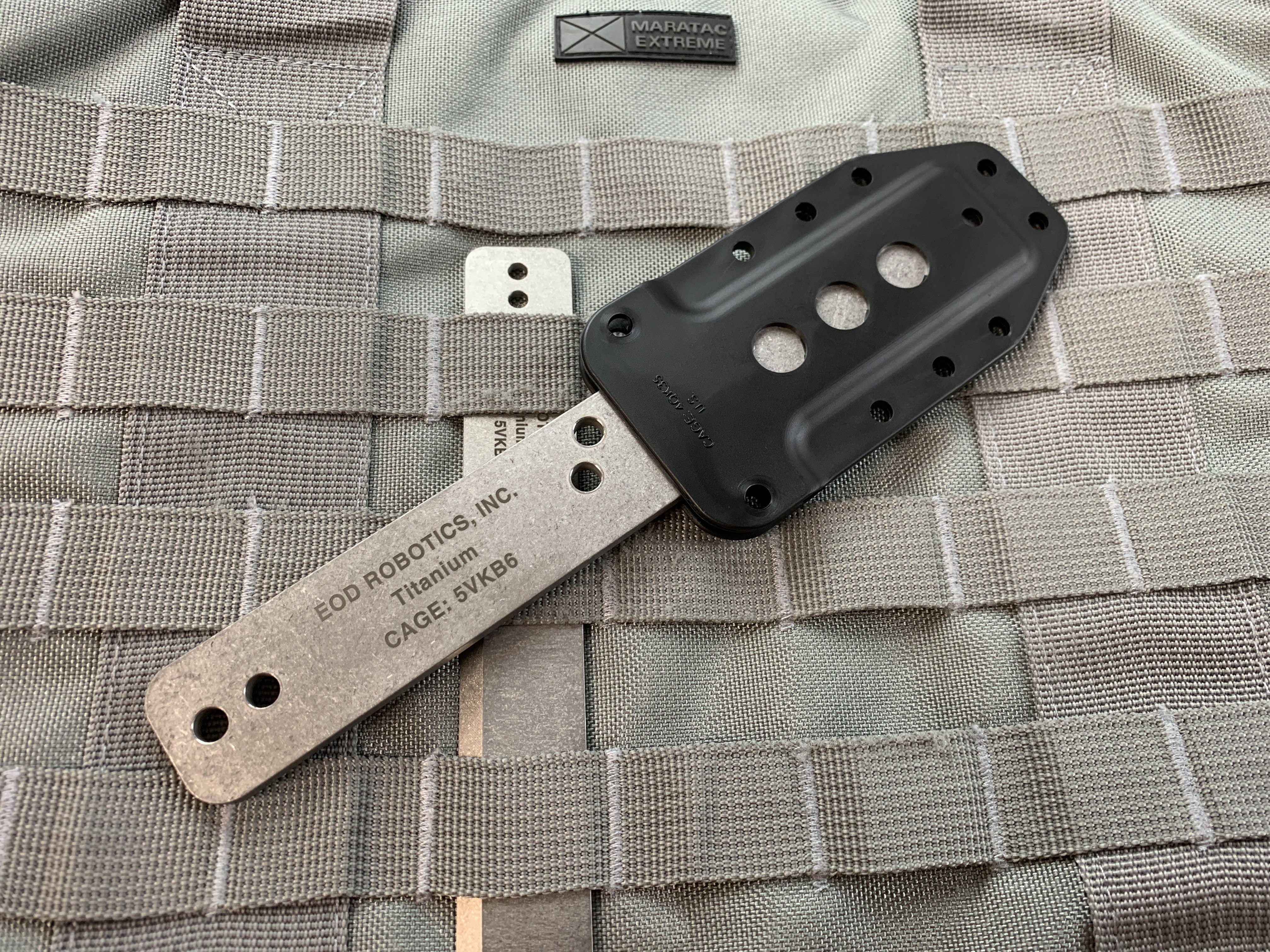 Tumbled Titanium EOD Robotics Breacher Bar ( 2 Sizes ) - Image 19
