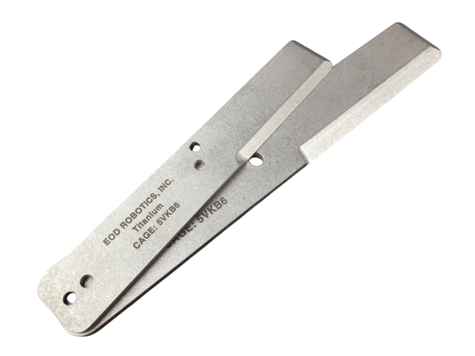Tumbled Titanium EOD Robotics Breacher Bar ( 2 Sizes ) - Image 2