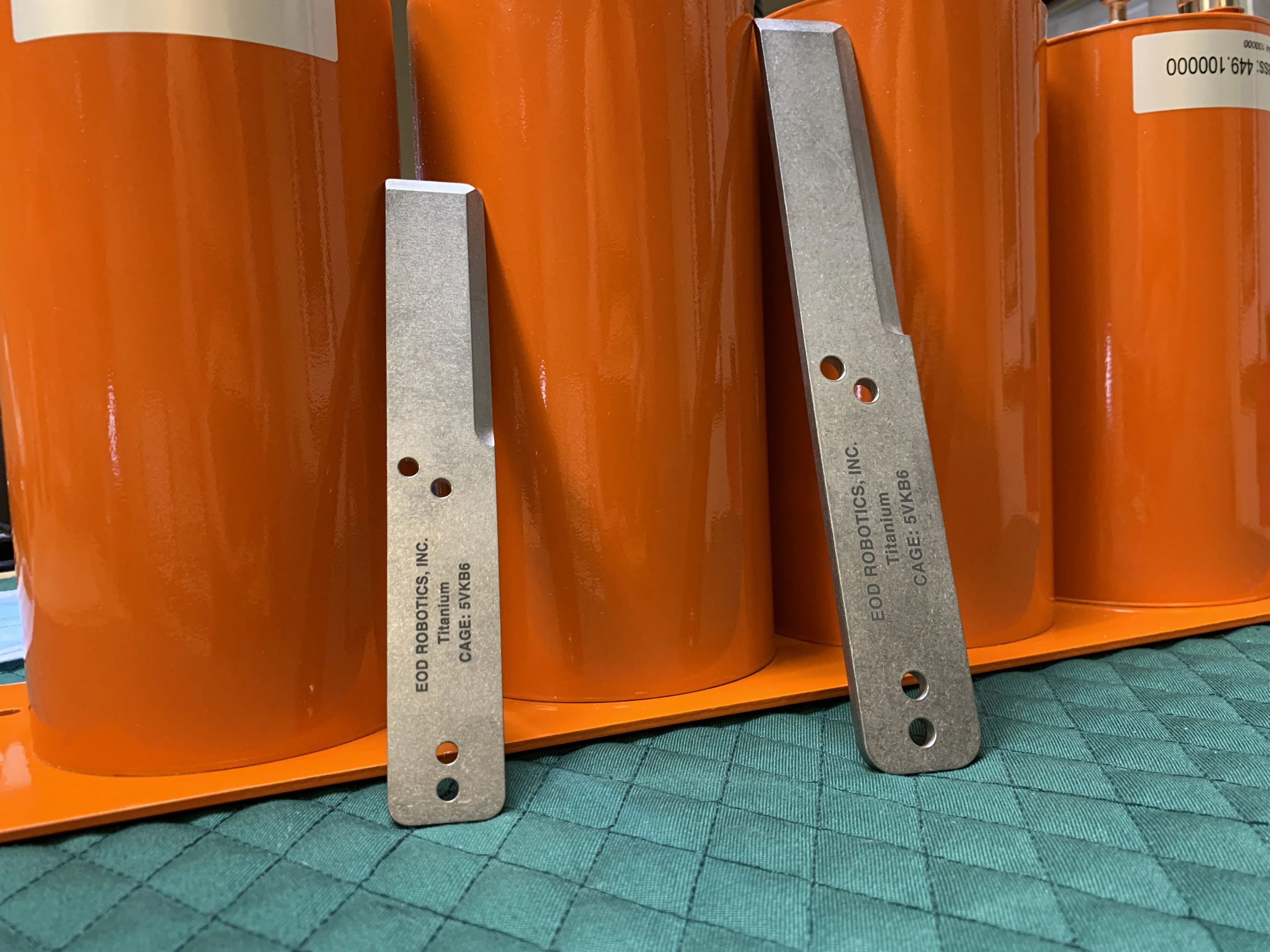 Tumbled Titanium EOD Robotics Breacher Bar ( 2 Sizes ) - Image 24