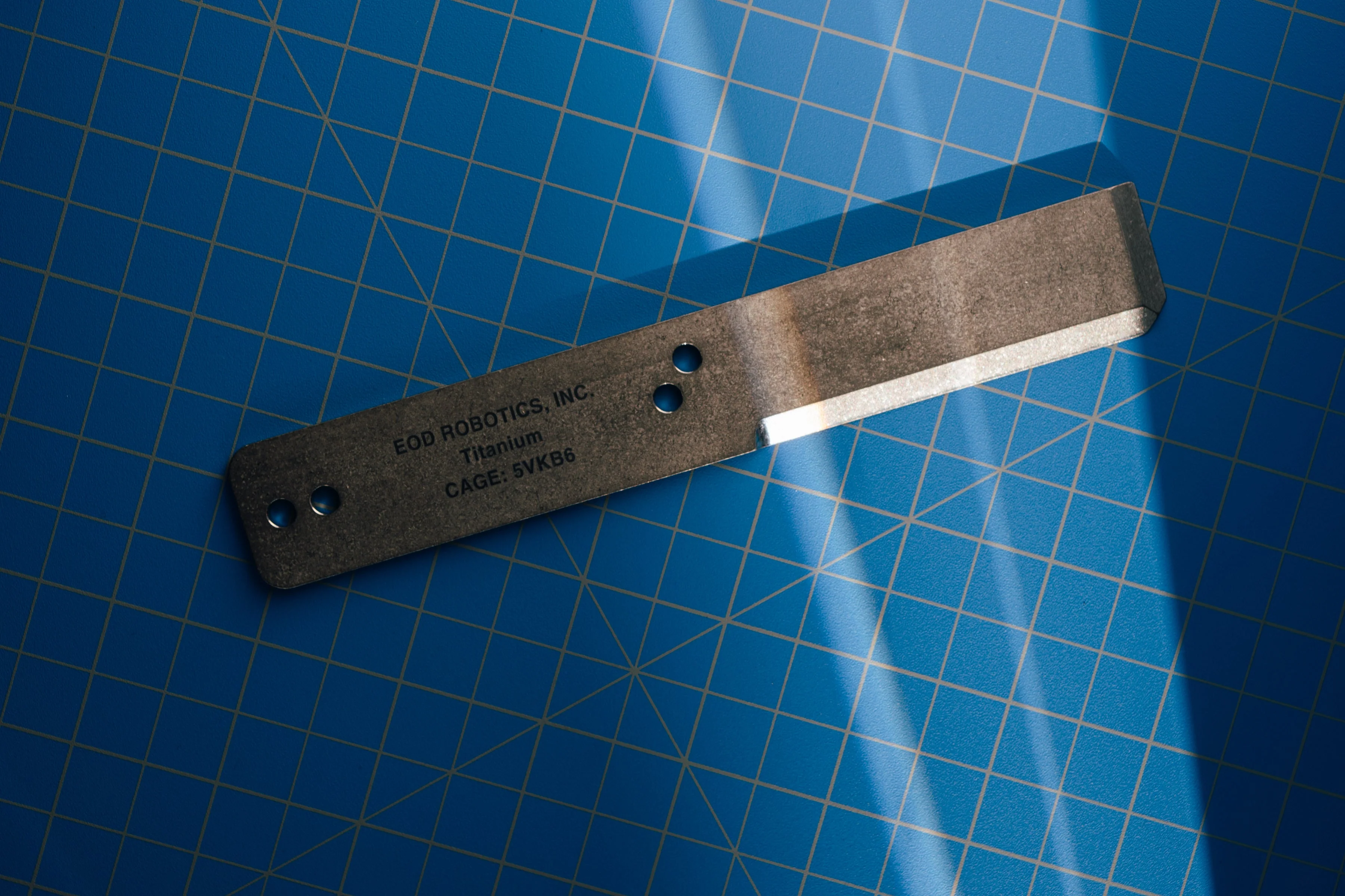 Tumbled Titanium EOD Robotics Breacher Bar ( 2 Sizes ) - Image 9