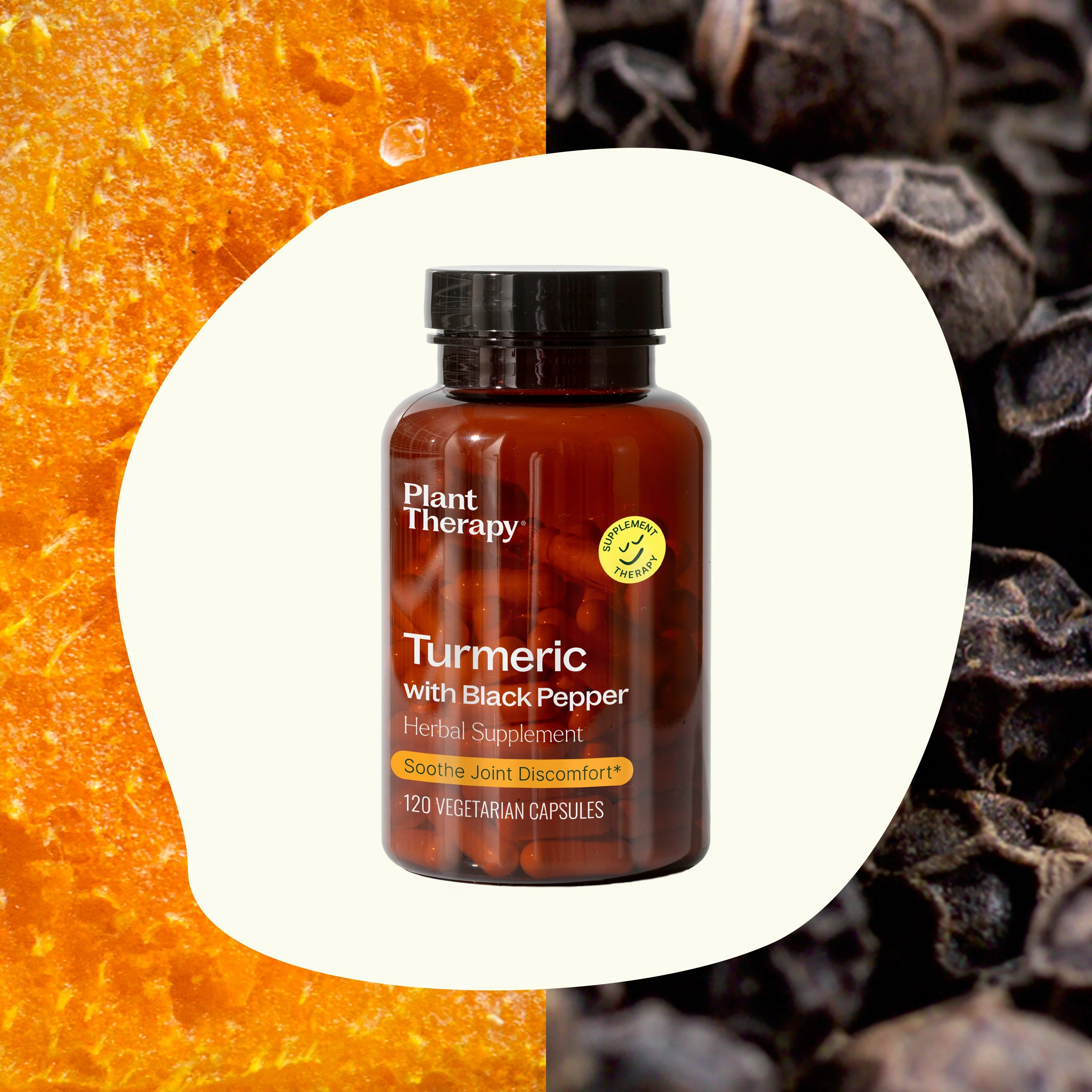 Turmeric with Black Pepper Herbal Supplement - 120 Capsules - Image 5