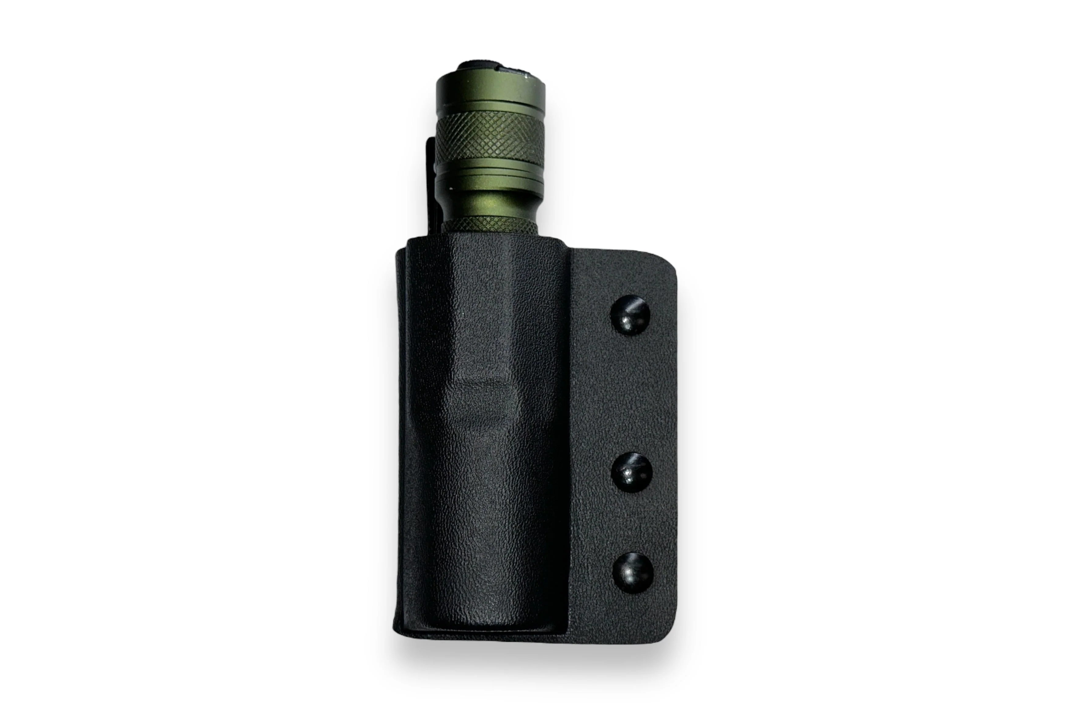 Universal Flashlight Kydex Holster - Molded Sheath + Adjustable Belt Lock - Image 7