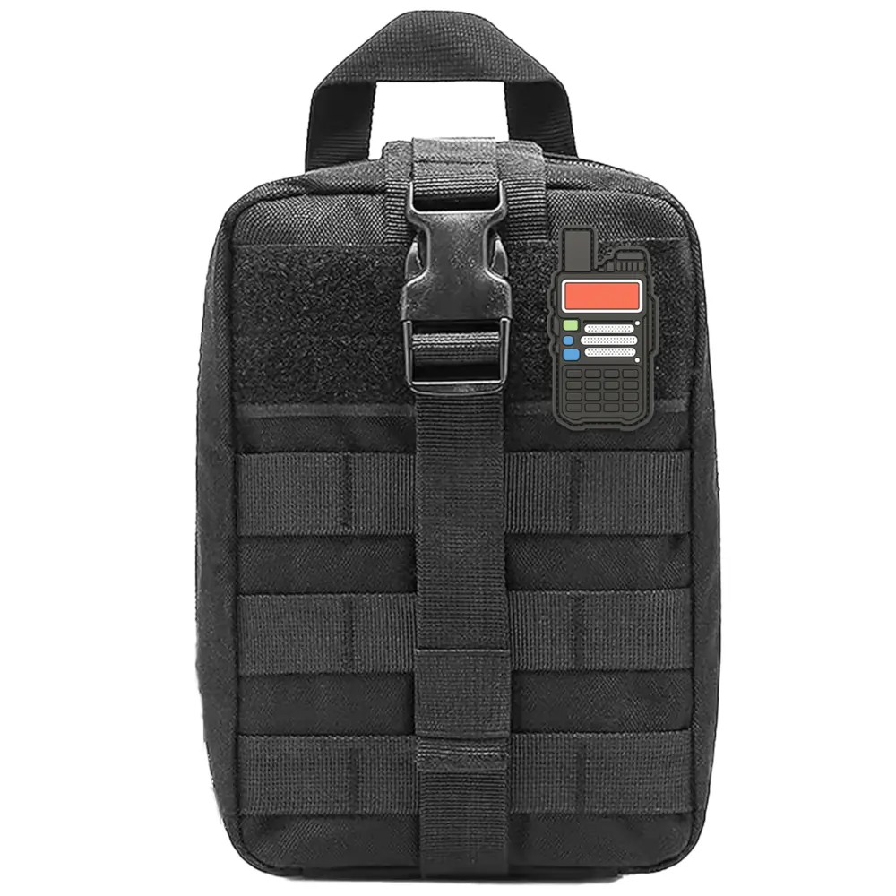 UV5R Radio Go Bag with Solar Charger Bugout Kit - Image 5