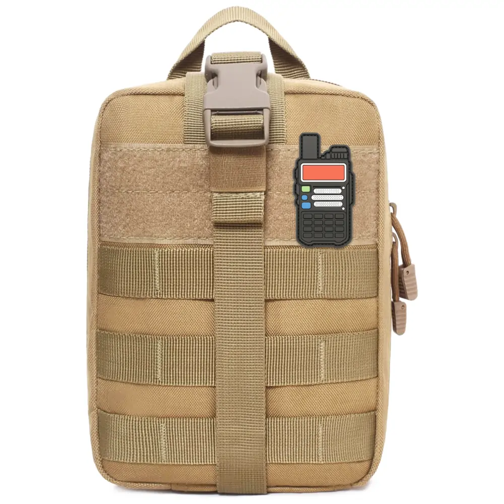 UV5R Radio Go Bag with Solar Charger Bugout Kit - Image 6
