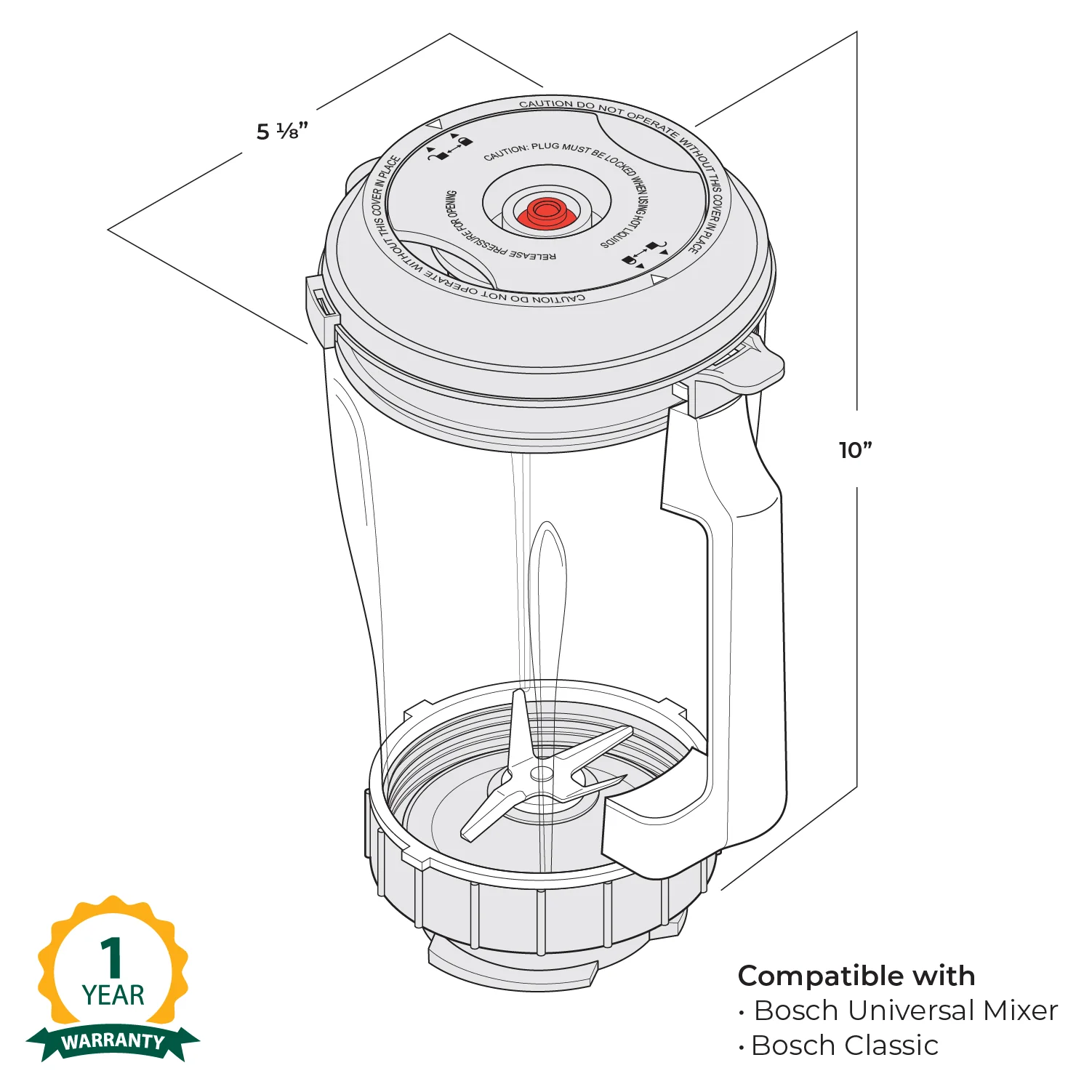 Vacuum Blender Mixer Attachment - Image 5