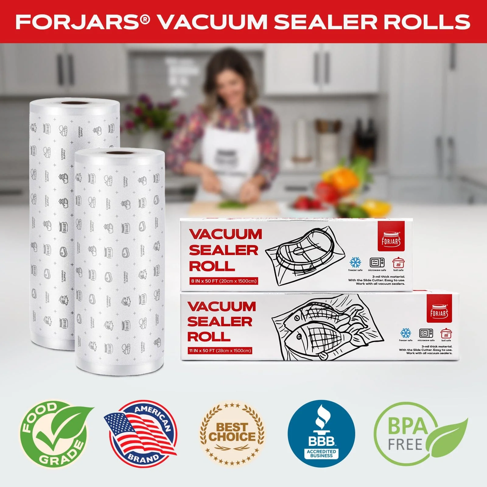 Vacuum Sealer Roll ( 11-inch) - Image 5
