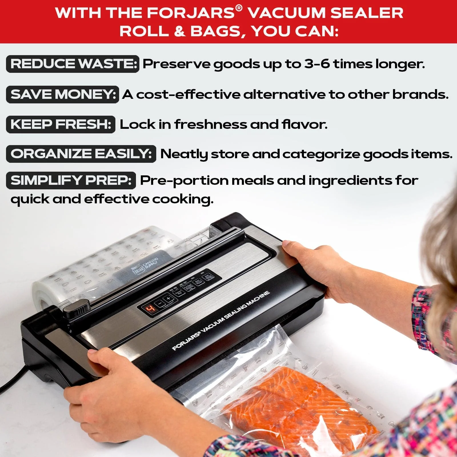 Vacuum Sealer Roll (8-inch) - Image 8