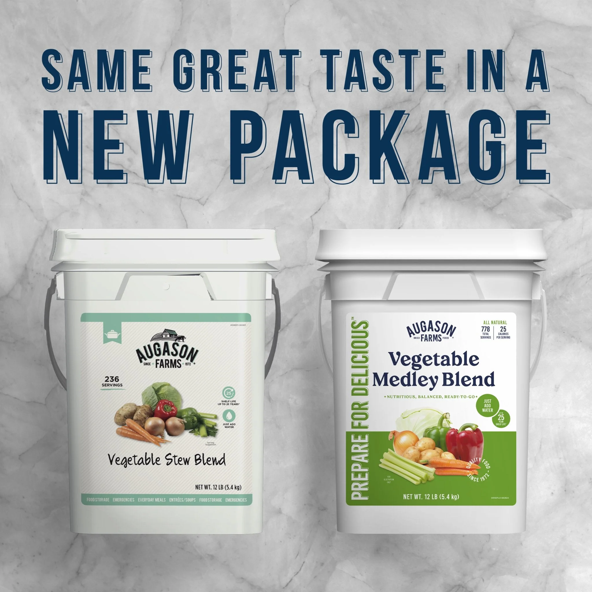 Vegetable Medley Blend 4 Gallon Pail, 778 Servings - Image 4