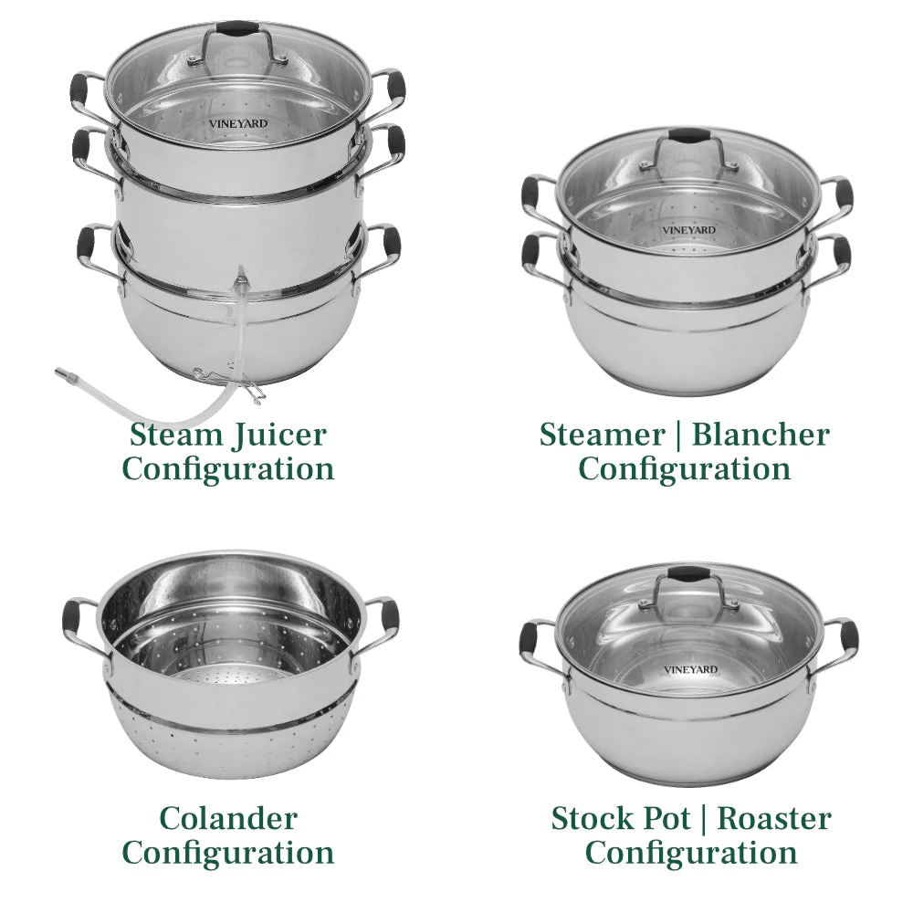 Vineyard Deluxe Stainless Steel Steam Juicer - Image 5