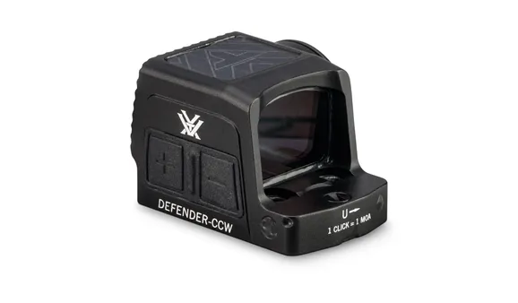 Vortex Defender-CCW Enclosed Solar Micro Red Dot - 3 MOA Dot / 32 MOA Circle Reticle - Image 4