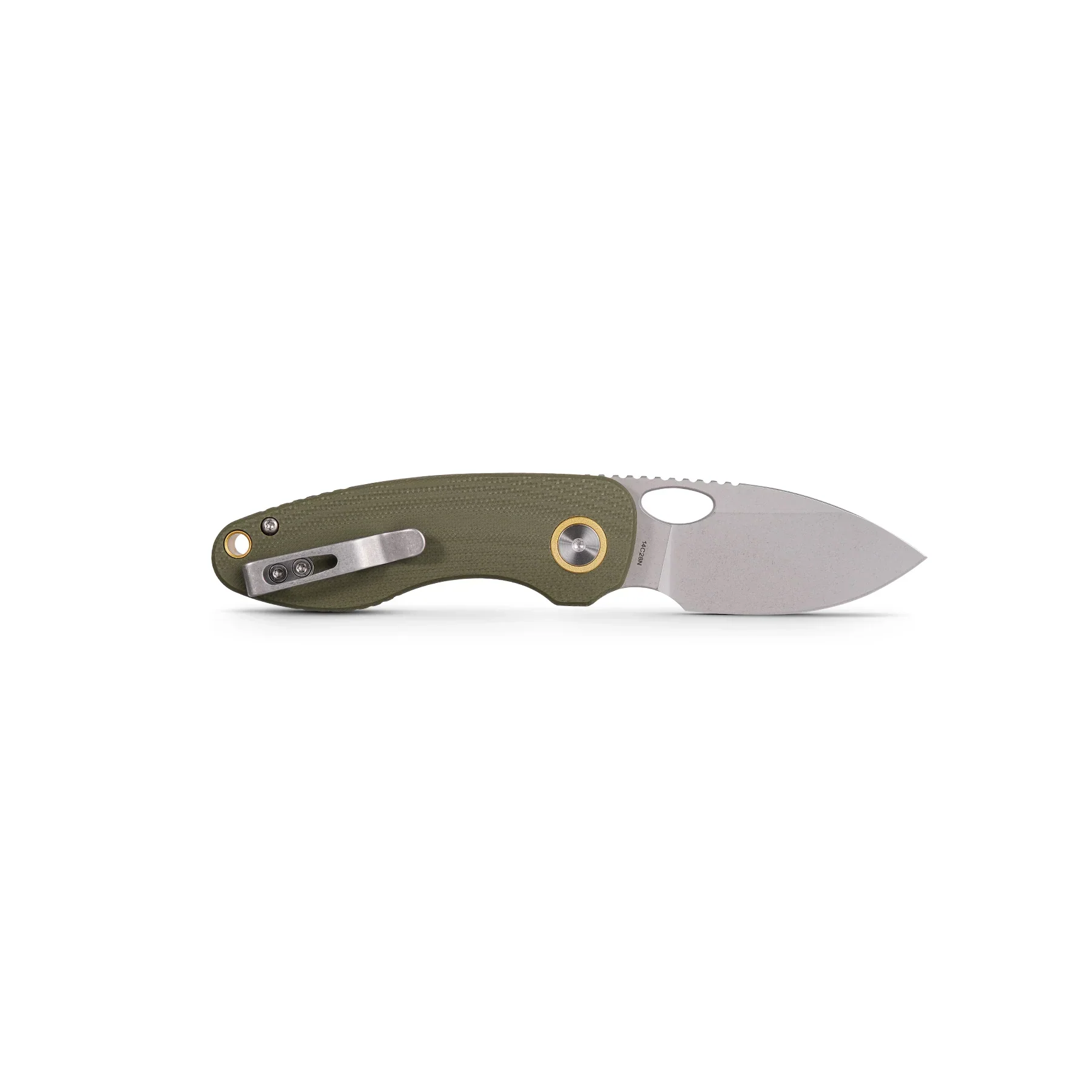 VOSTEED - Mini Acorn Knife - OD Green G10 - Liner Lock (2.46" 14C28N Blade ) - Image 4