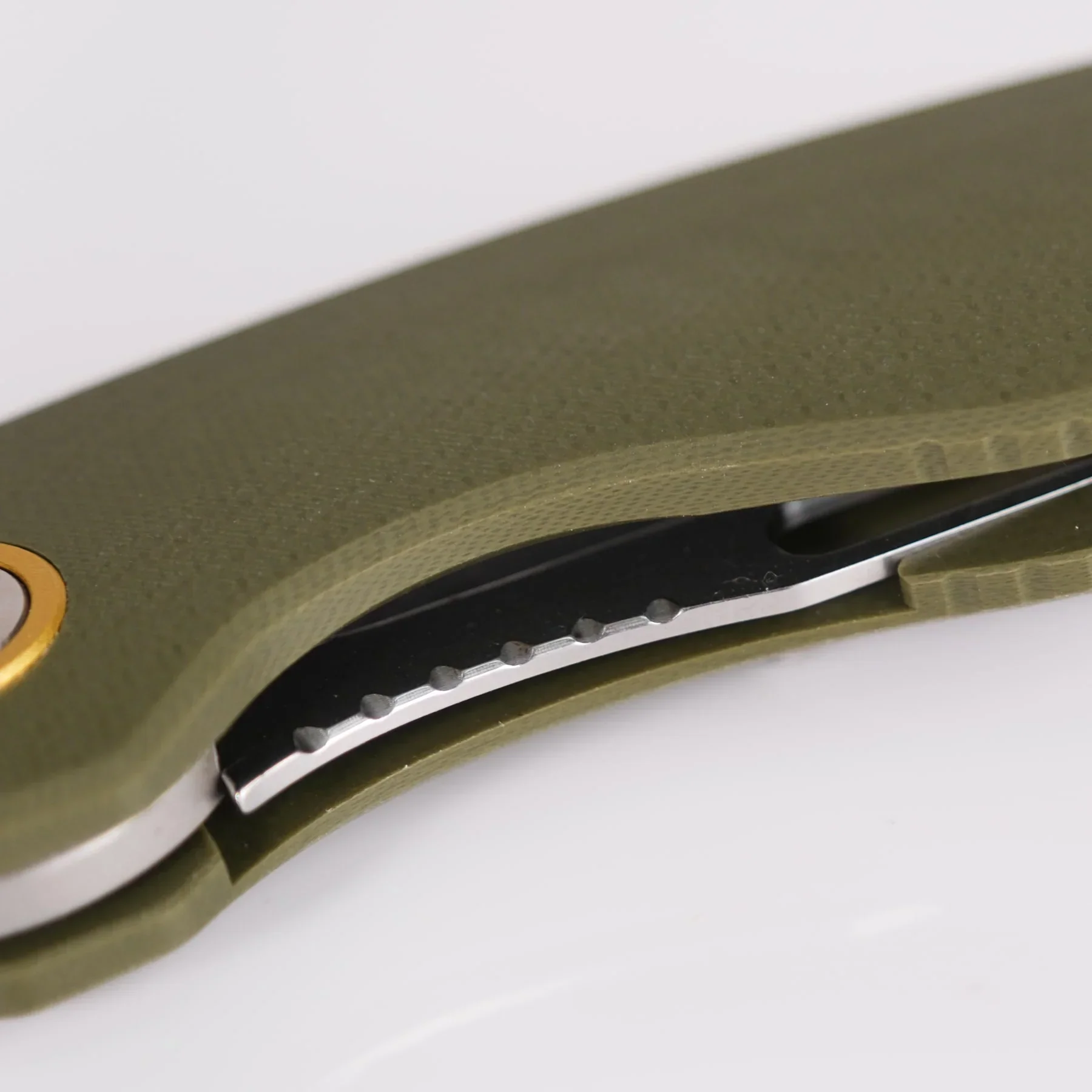 VOSTEED - Mini Acorn Knife - OD Green G10 - Liner Lock (2.46" 14C28N Blade ) - Image 7