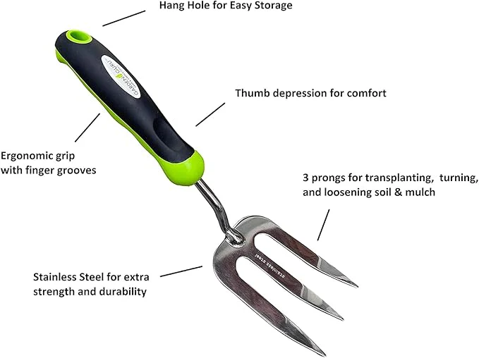 Weeding Set - Includes Dandelion Weeder, Weeding Fork, Patio Crack Weeder - Image 3