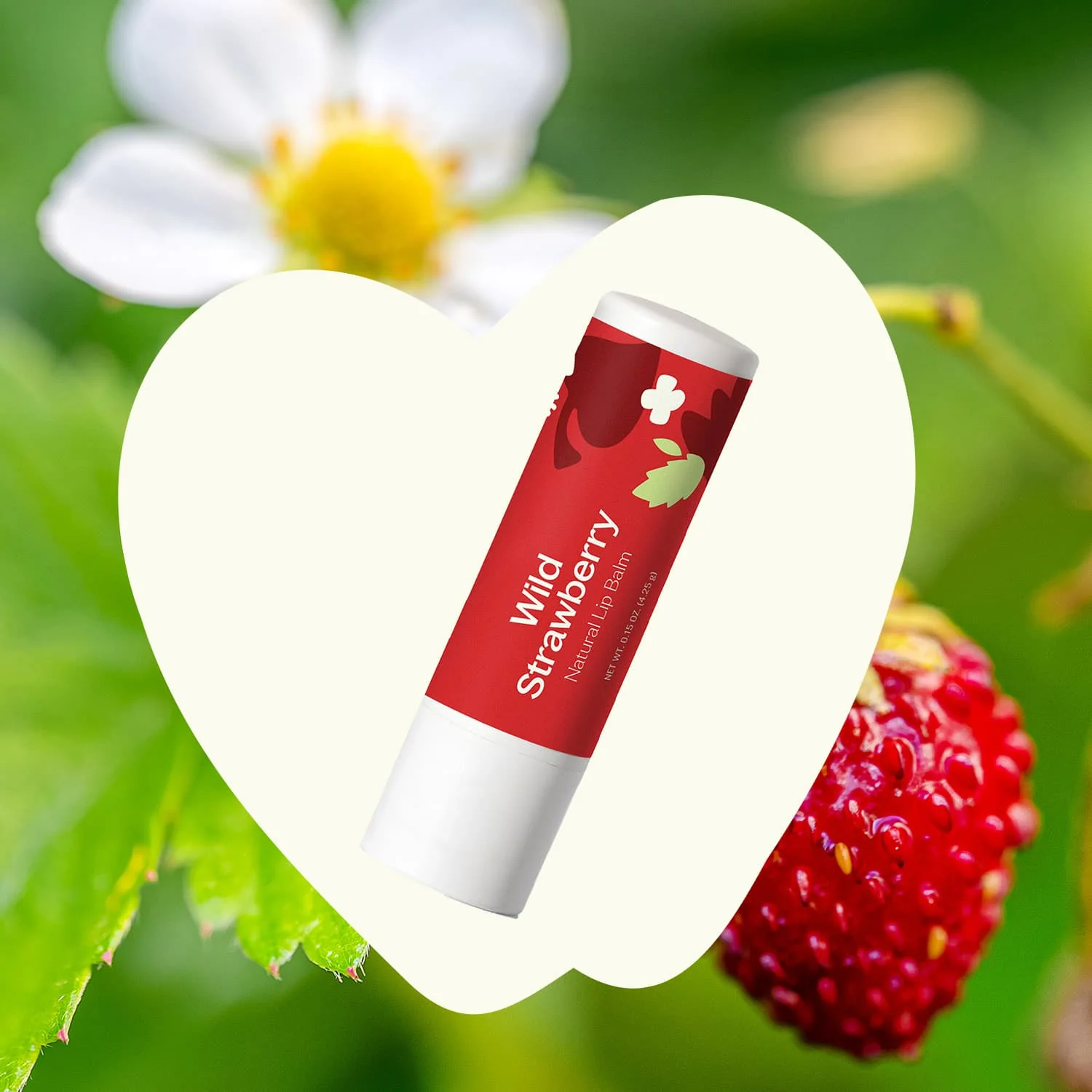 Wild Strawberry Natural Lip Balm - Image 2