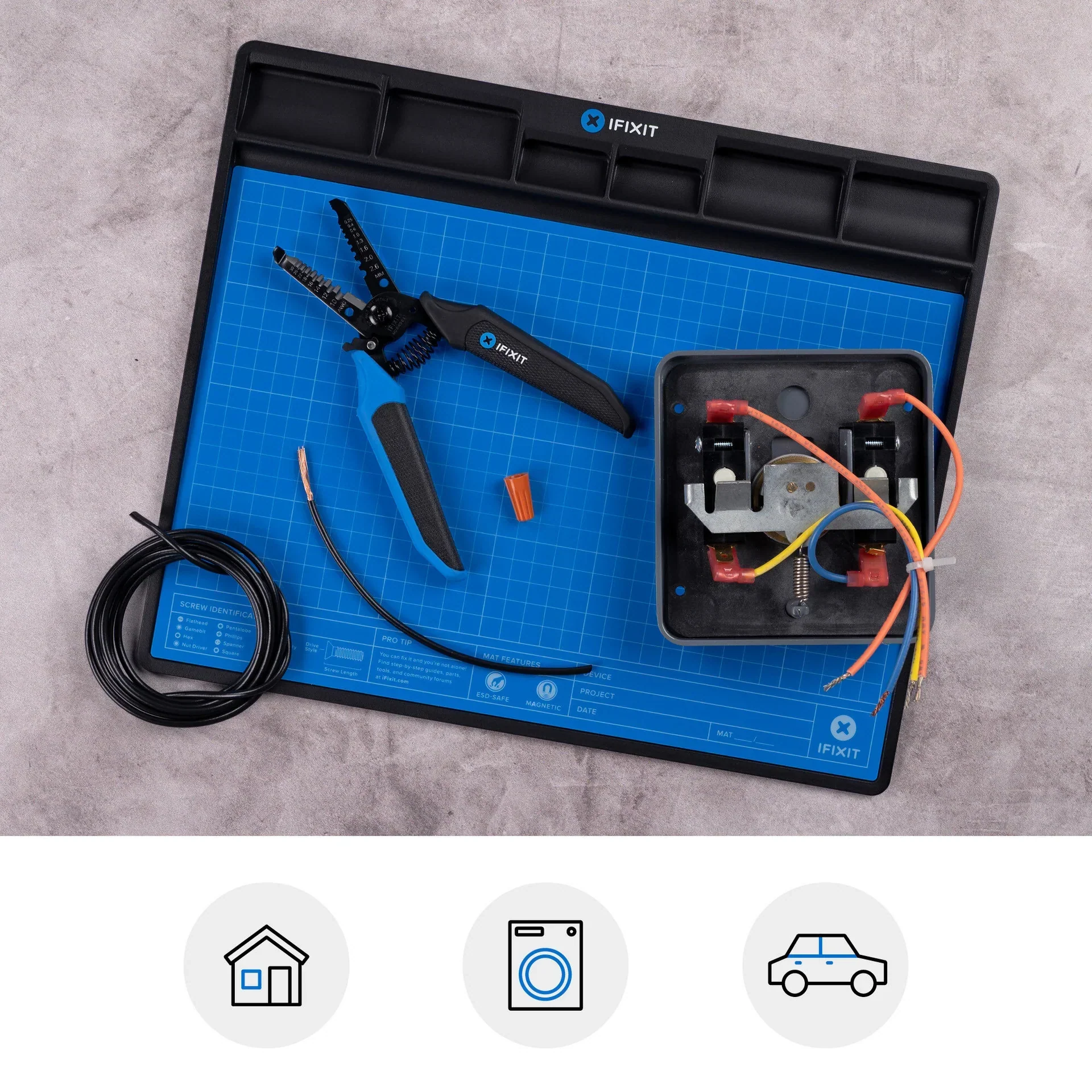 Wire Strippers With Locking Mandible - IFIXIT - - Image 3