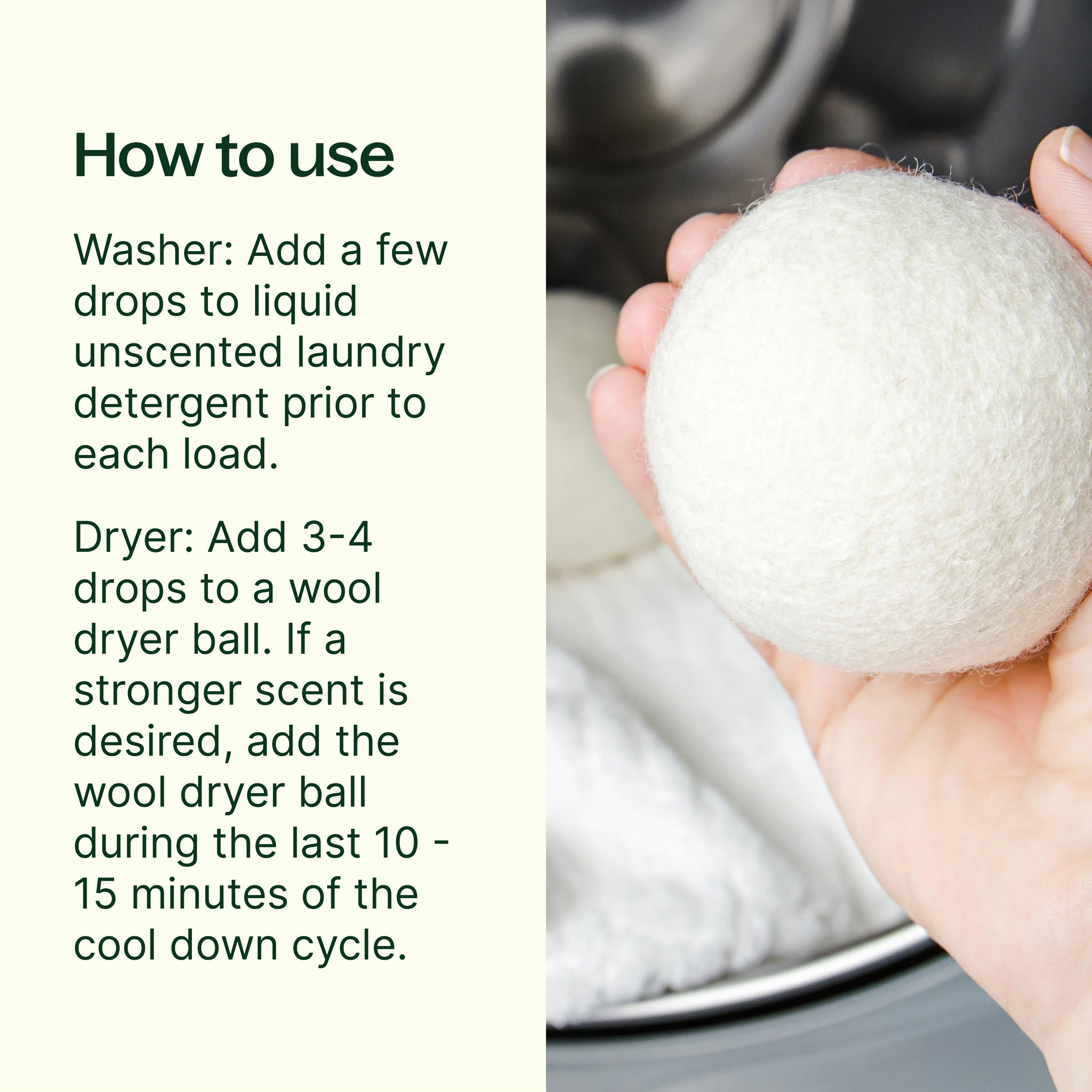 Wool Dryer Balls 6 Pack and Sparkling Laundry Blend 3 Pack - Image 4