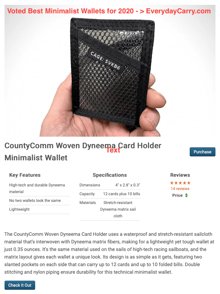 Woven Armada-Weave Matrix Card Holder - Image 2