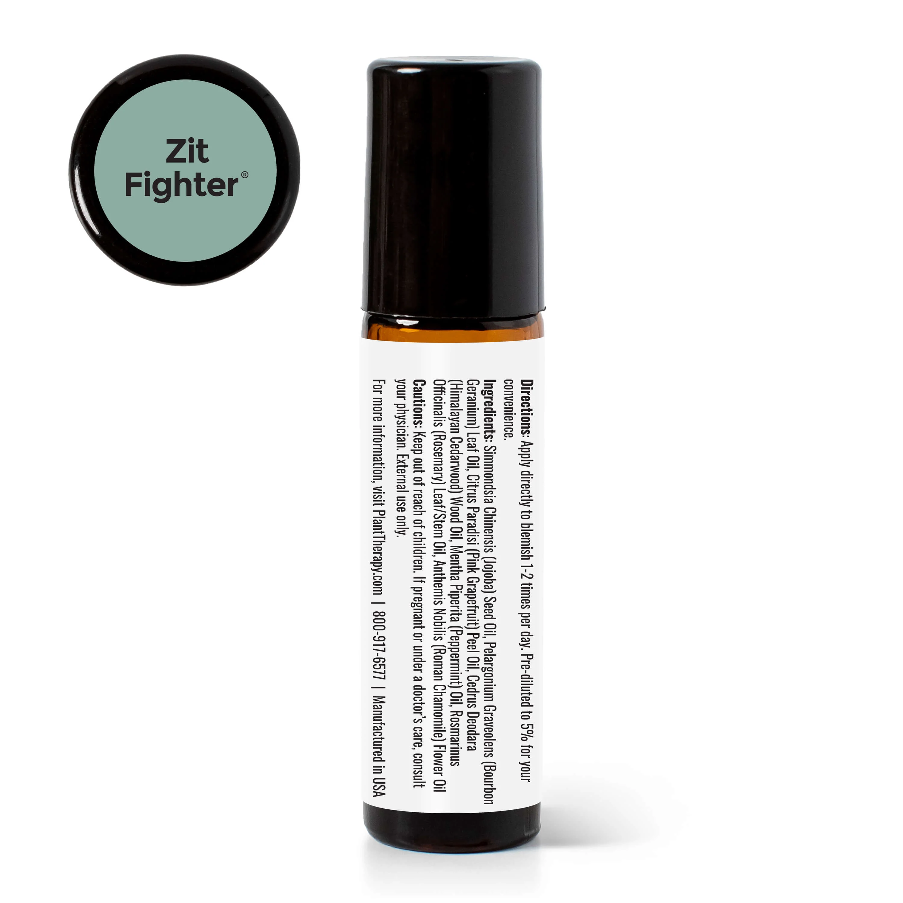 Zit Fighter Essential Oil Blend Pre-Diluted Roll-On - Image 2
